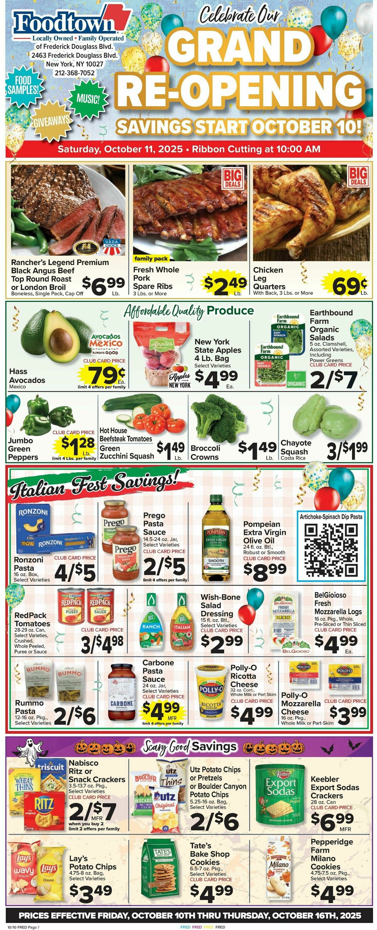 Food Town Weekly Ad from October 10