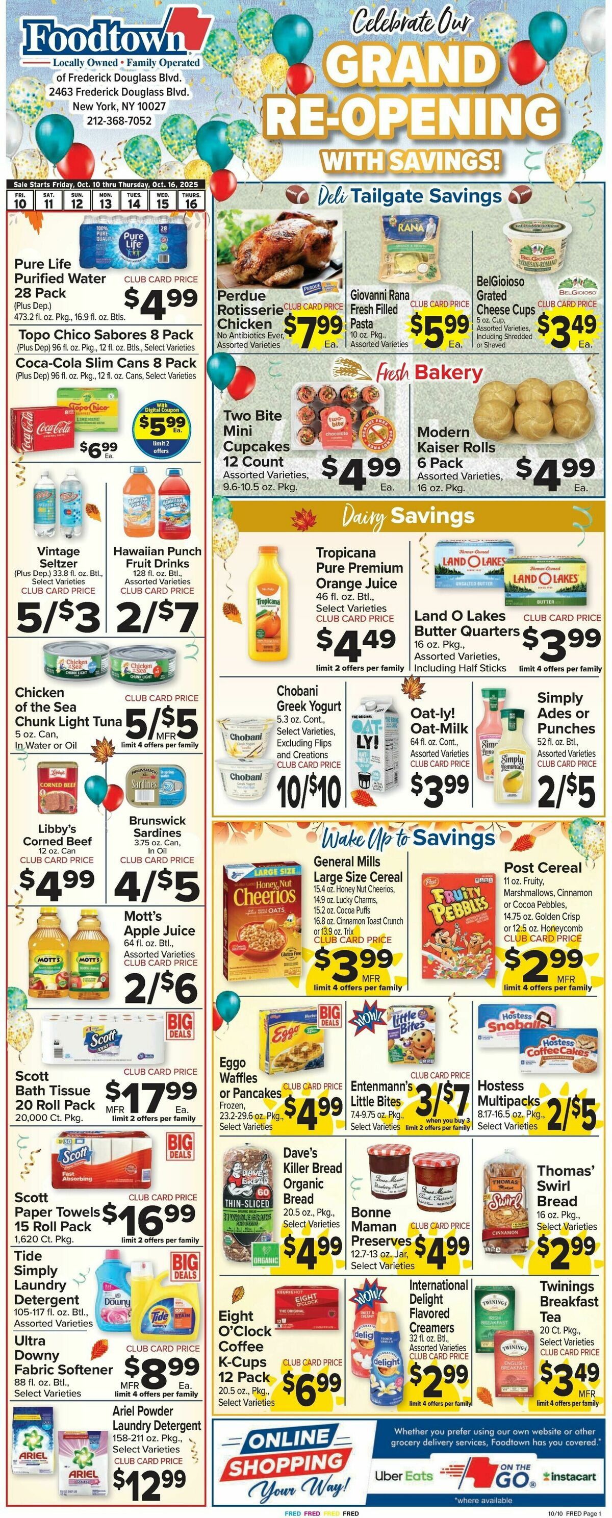 Food Town Weekly Ad from October 10