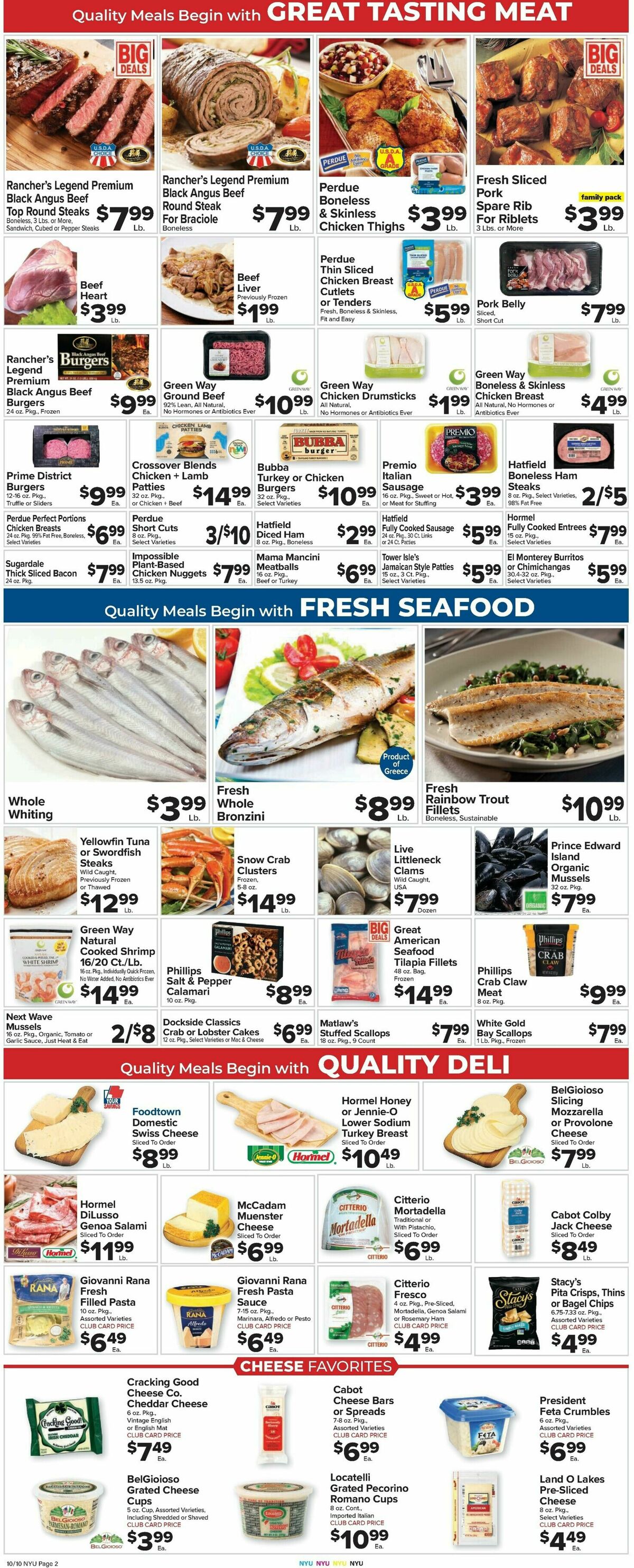 Food Town Weekly Ad from October 10