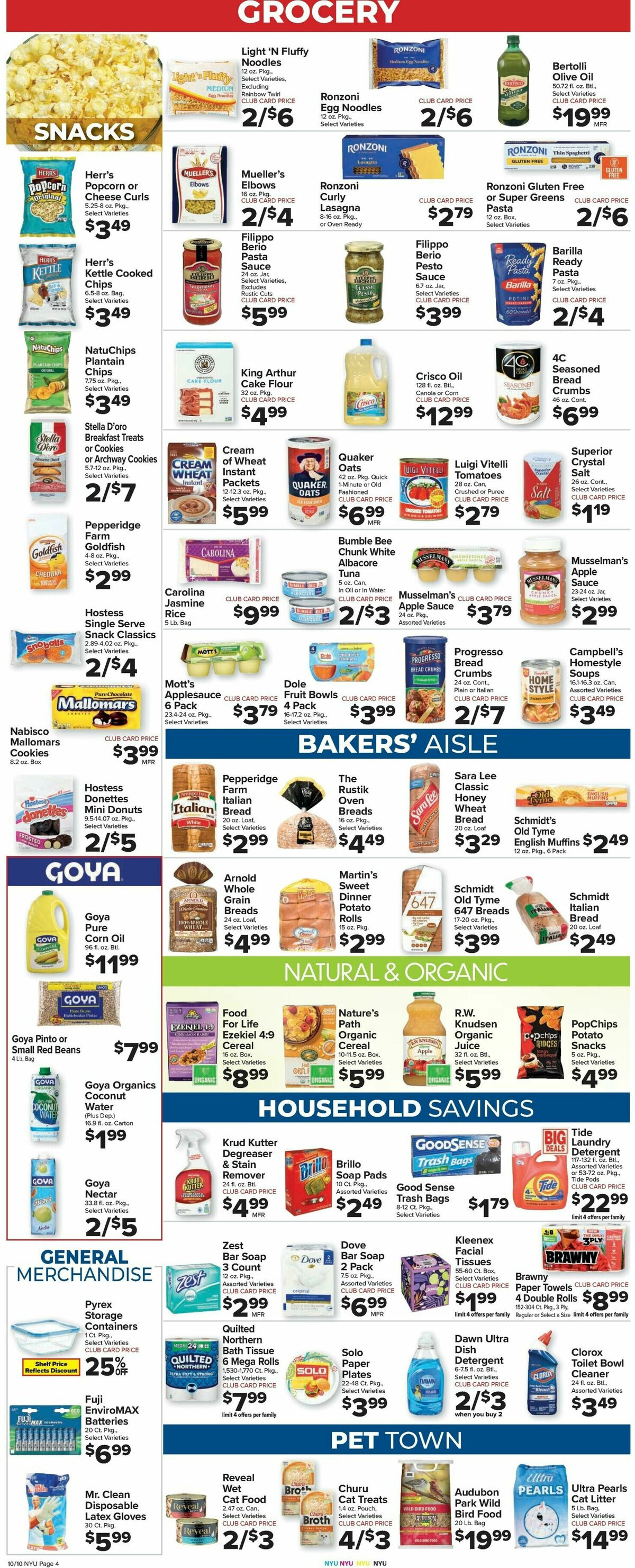 Food Town Weekly Ad from October 10