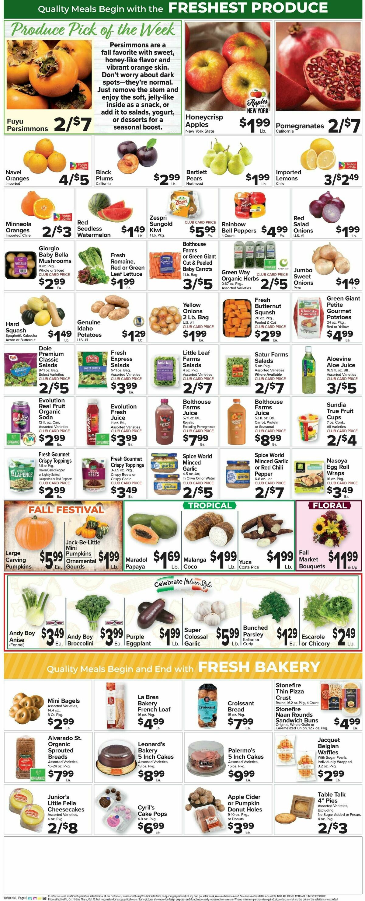Food Town Weekly Ad from October 10