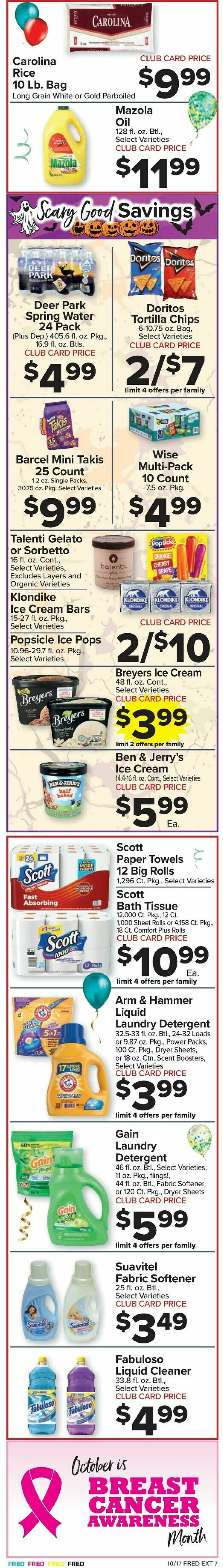 Food Town Weekly Ad from October 17