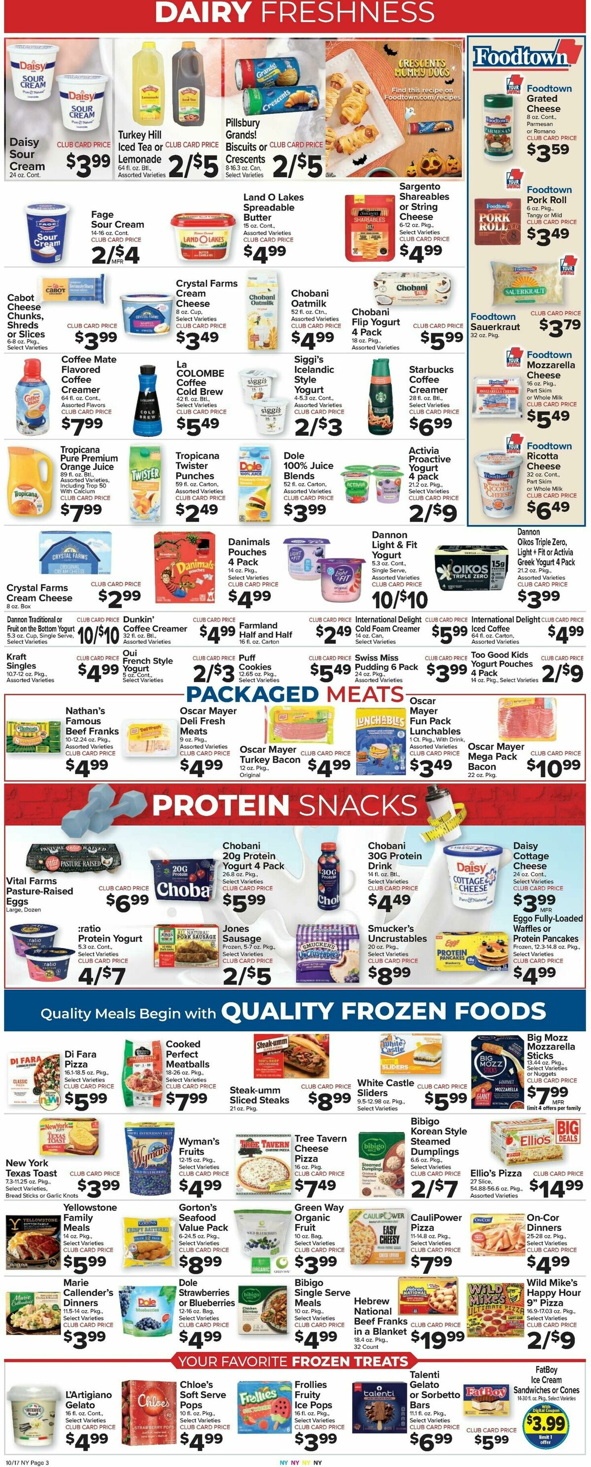 Food Town Weekly Ad from October 17