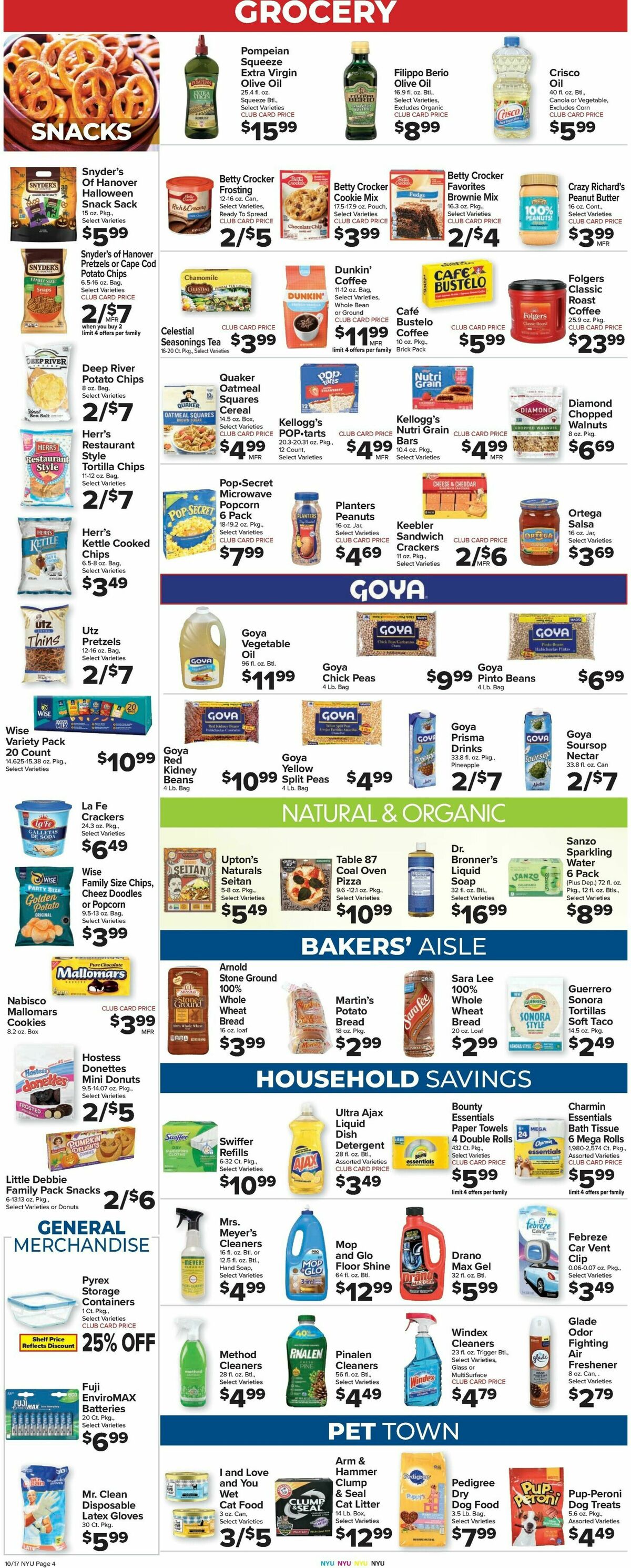 Food Town Weekly Ad from October 17