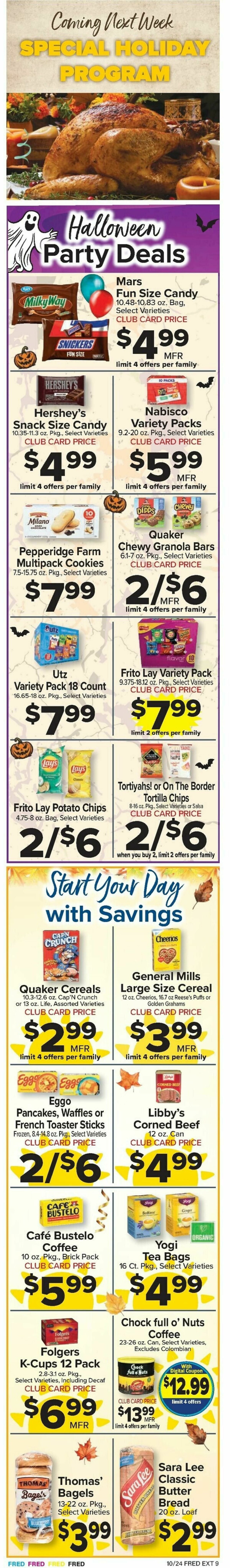 Food Town Weekly Ad from October 24