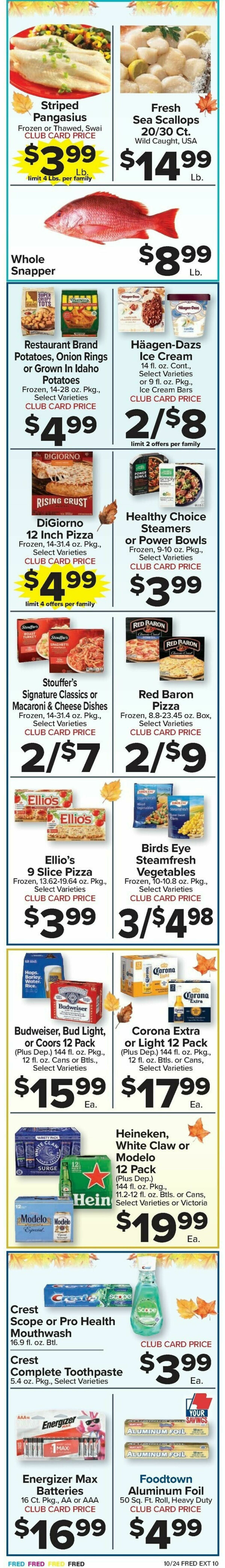 Food Town Weekly Ad from October 24