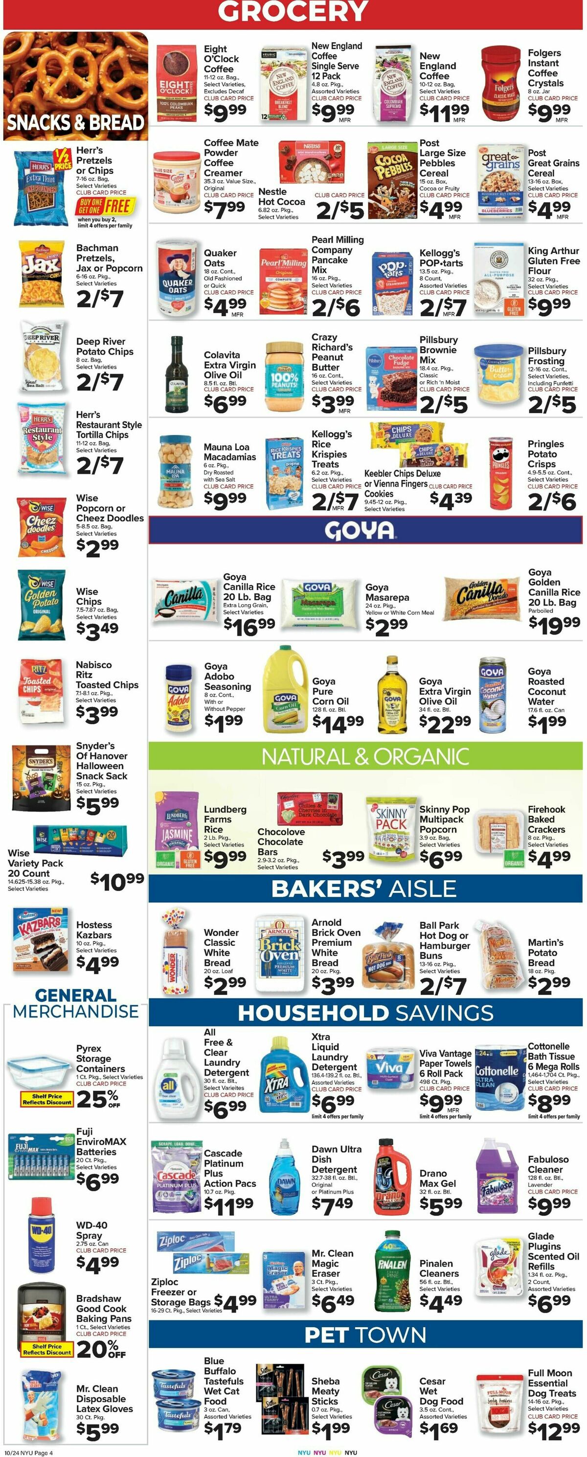Food Town Weekly Ad from October 24