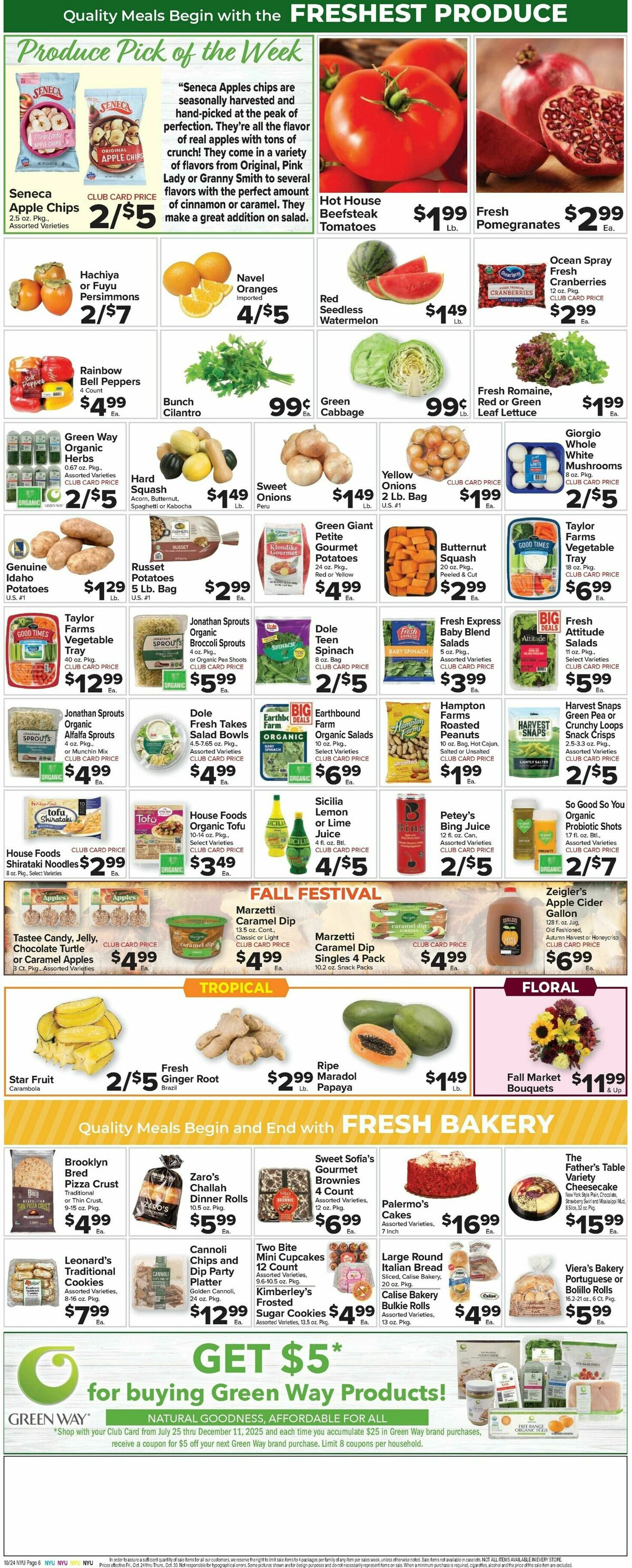 Food Town Weekly Ad from October 24