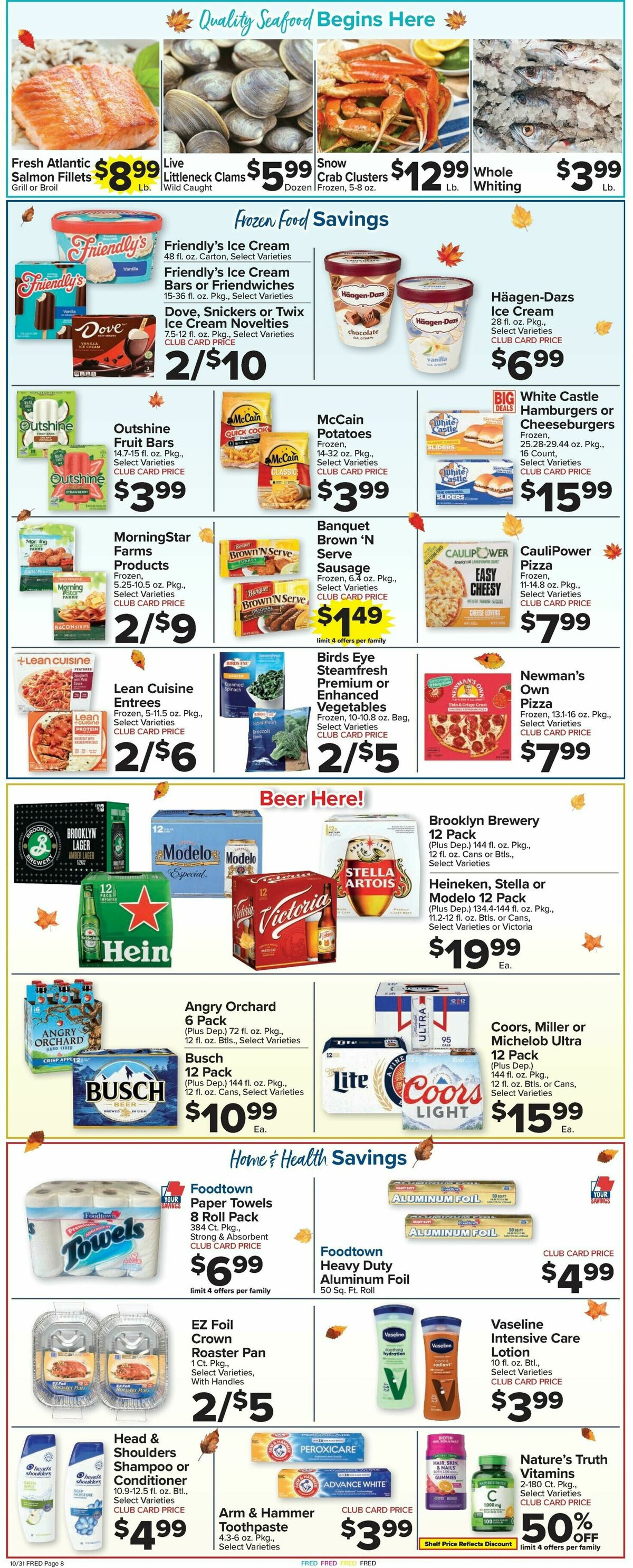 Food Town Weekly Ad from October 31
