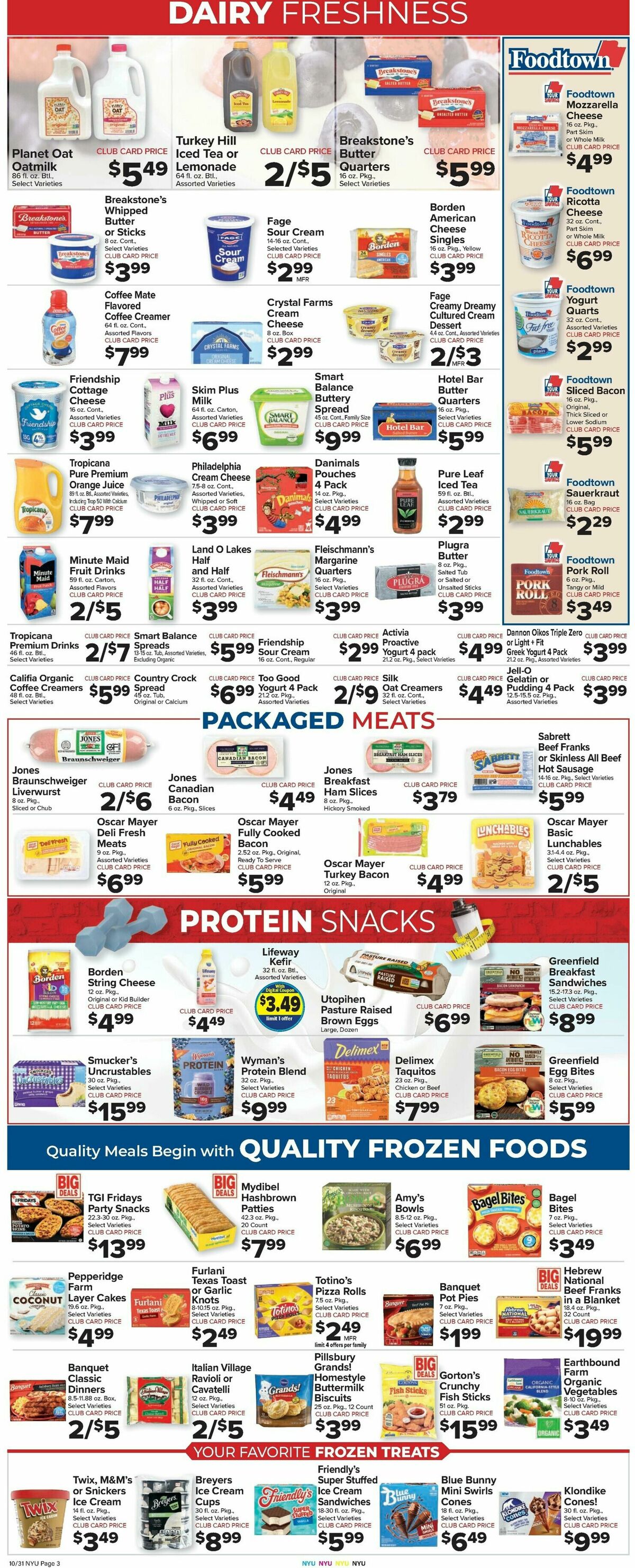 Food Town Weekly Ad from October 31