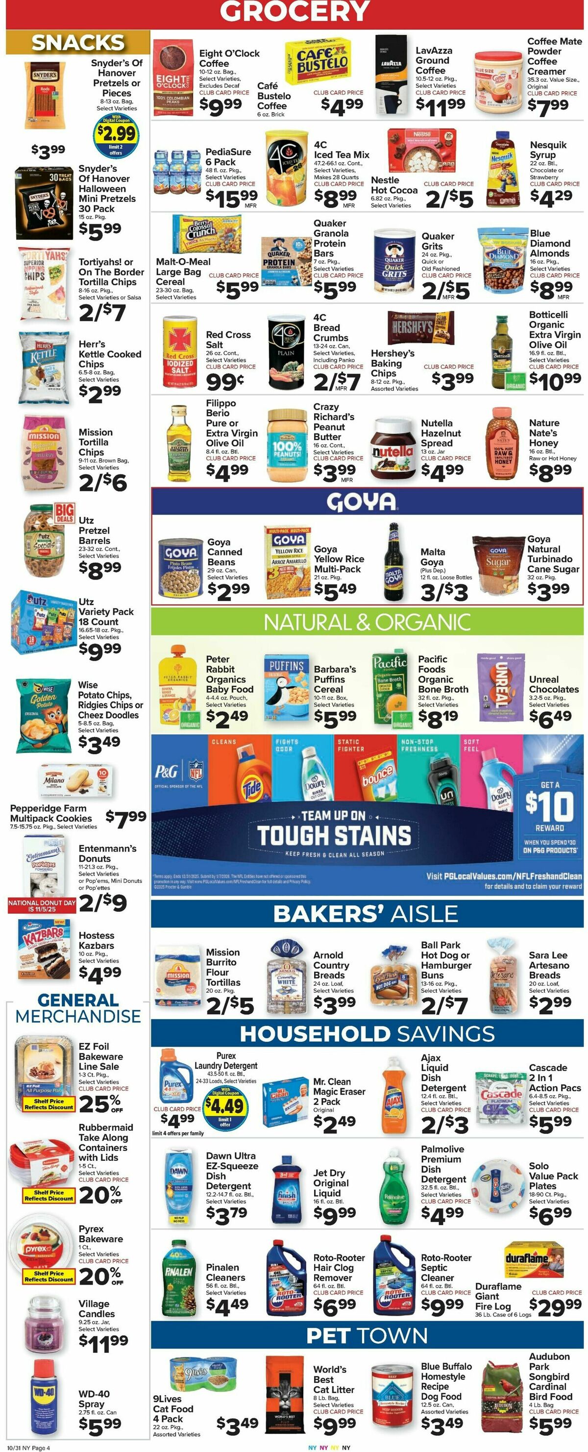 Food Town Weekly Ad from October 31