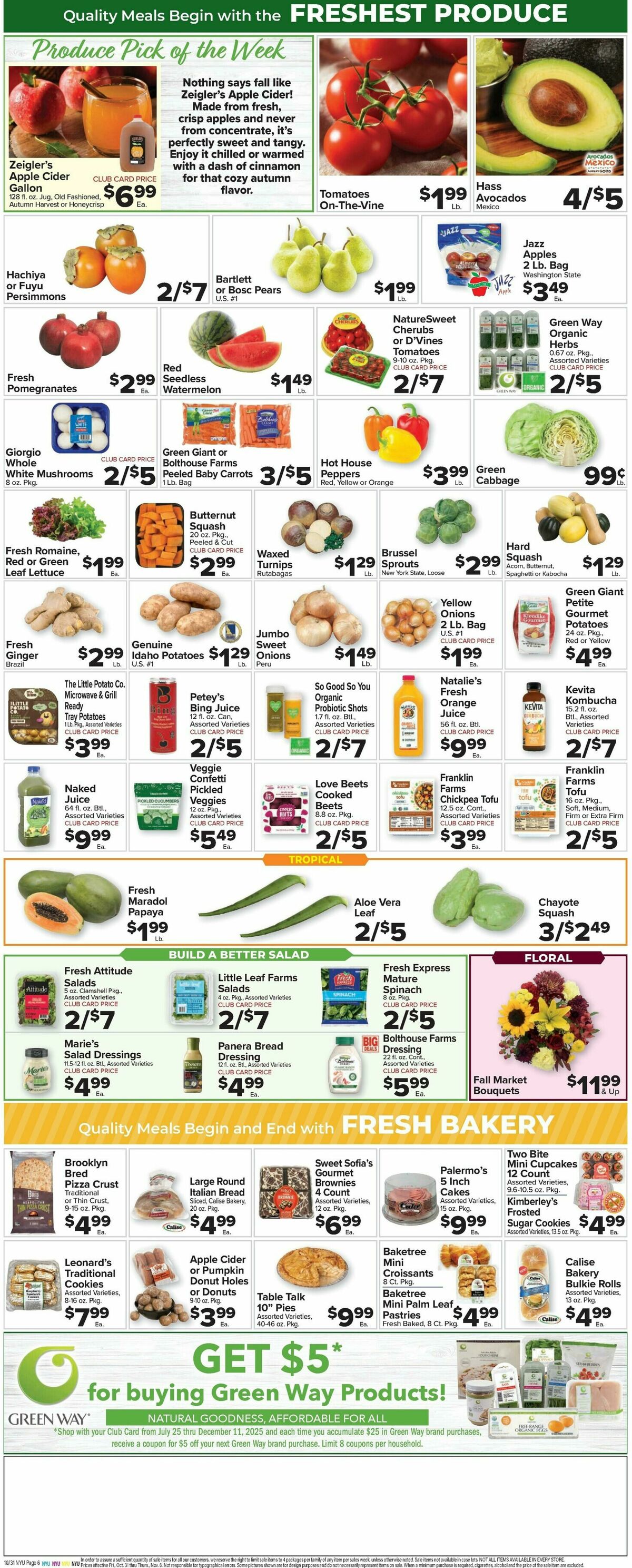 Food Town Weekly Ad from October 31