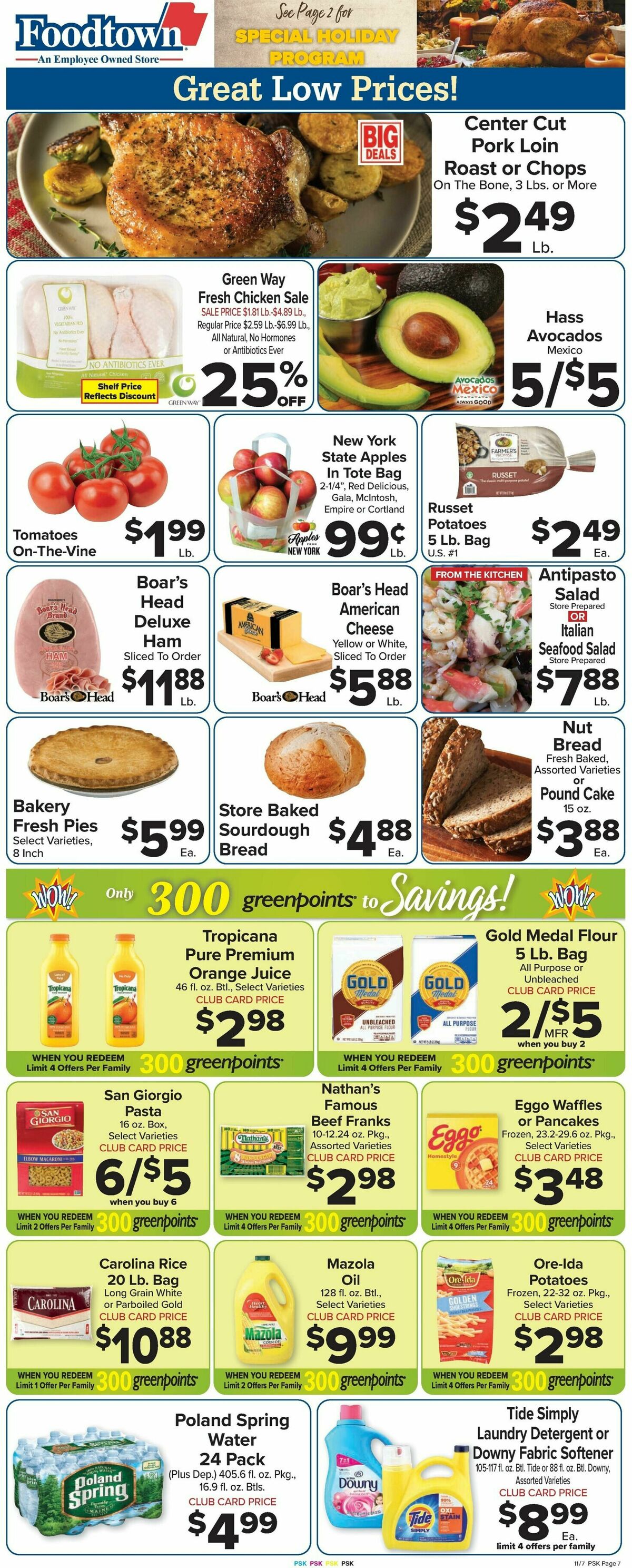 Food Town Weekly Ad from November 7
