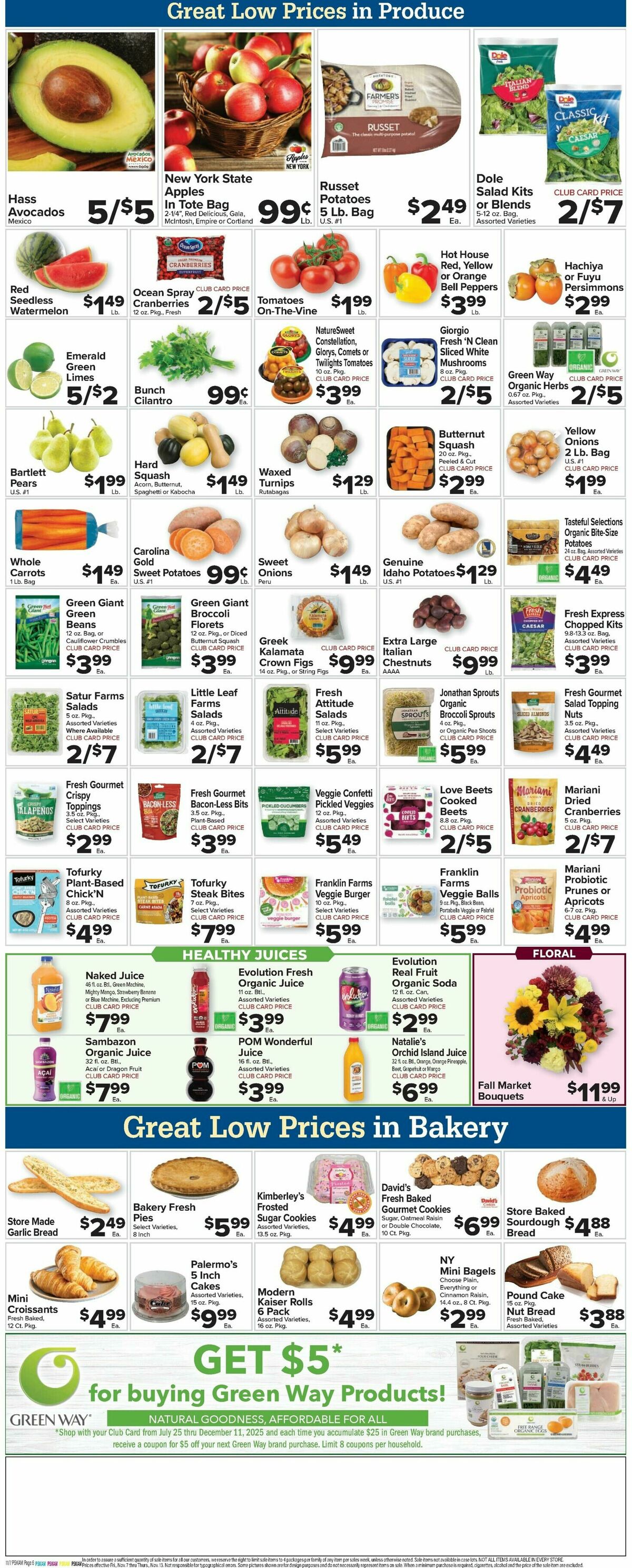 Food Town Weekly Ad from November 7