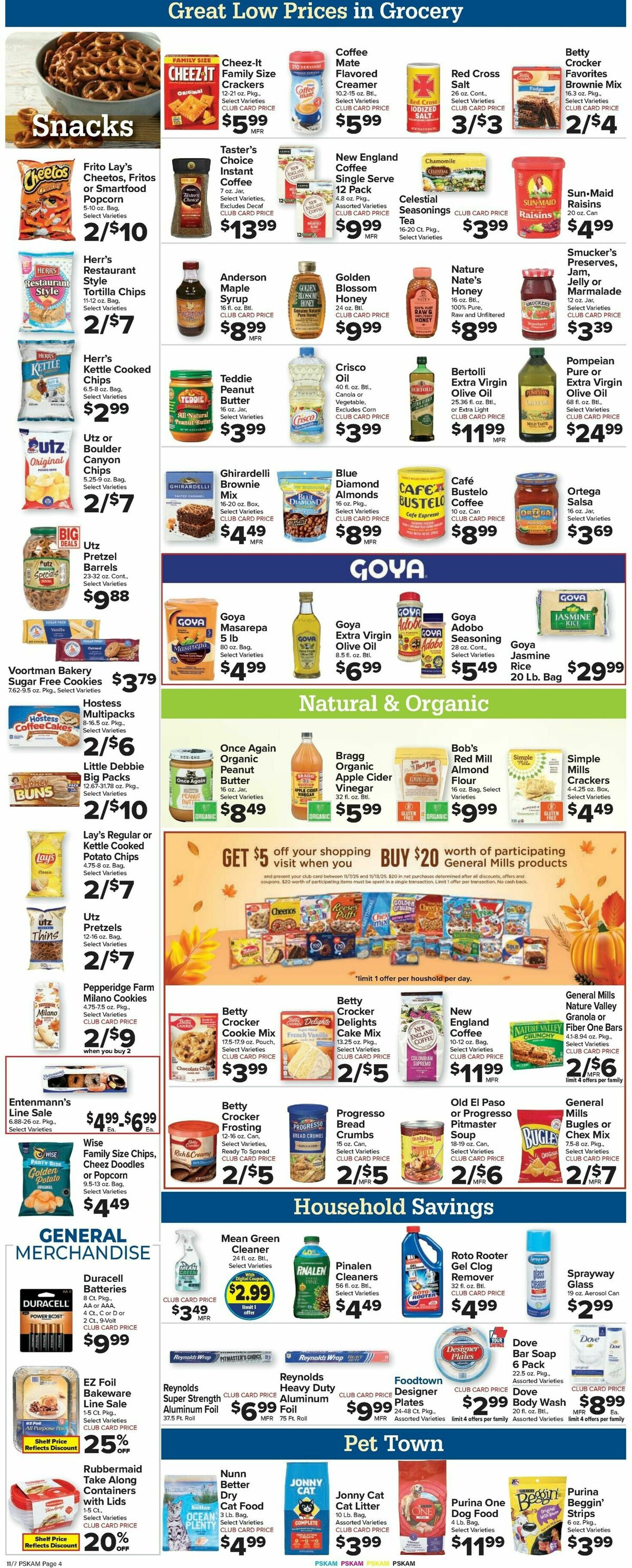 Food Town Weekly Ad from November 7