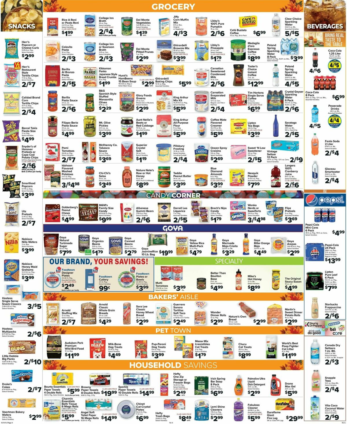 Food Town Weekly Ad from November 14