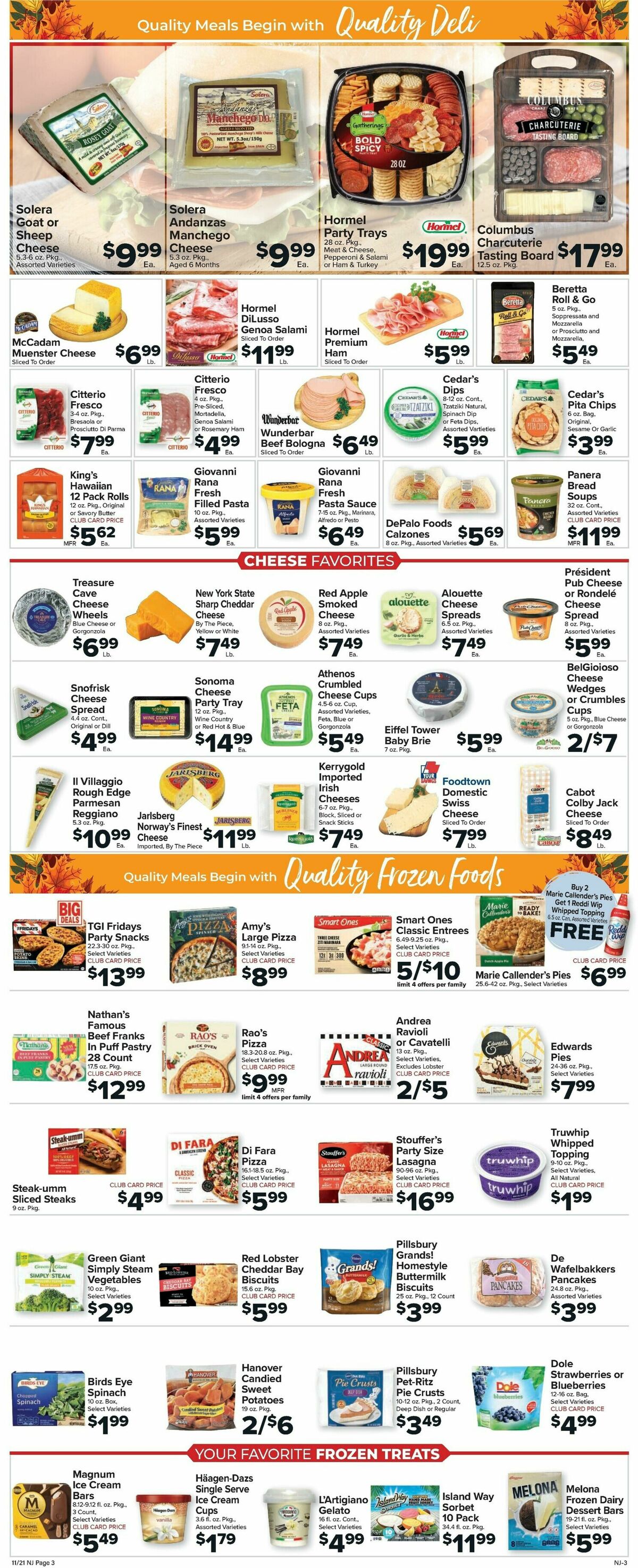 Food Town Weekly Ad from November 21