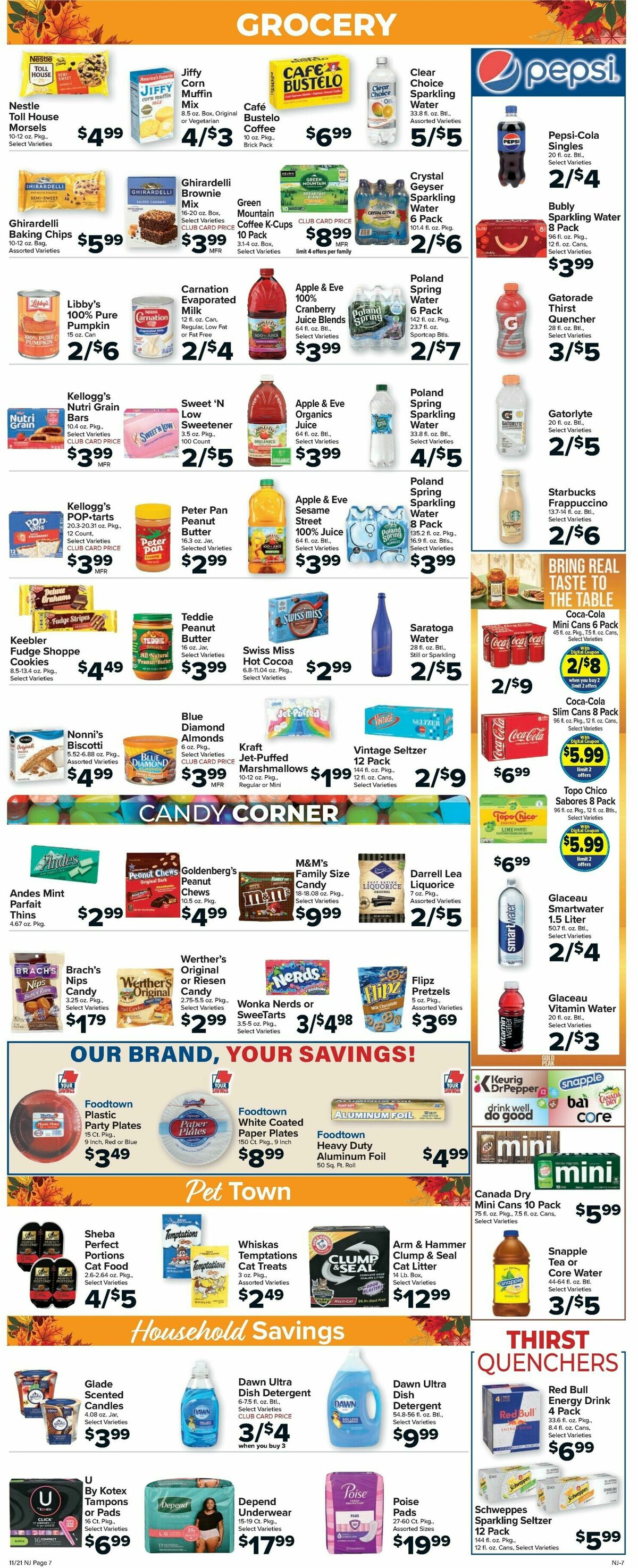 Food Town Weekly Ad from November 21
