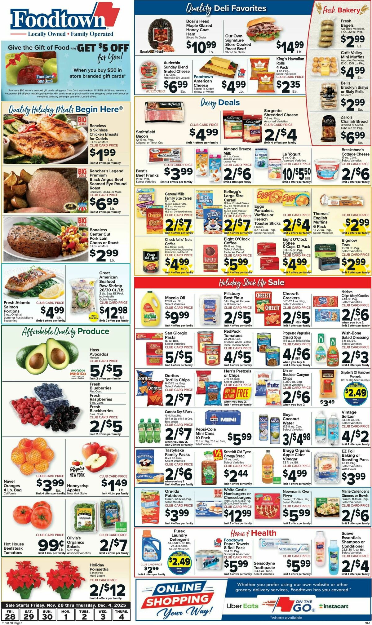 Food Town Weekly Ad from November 28
