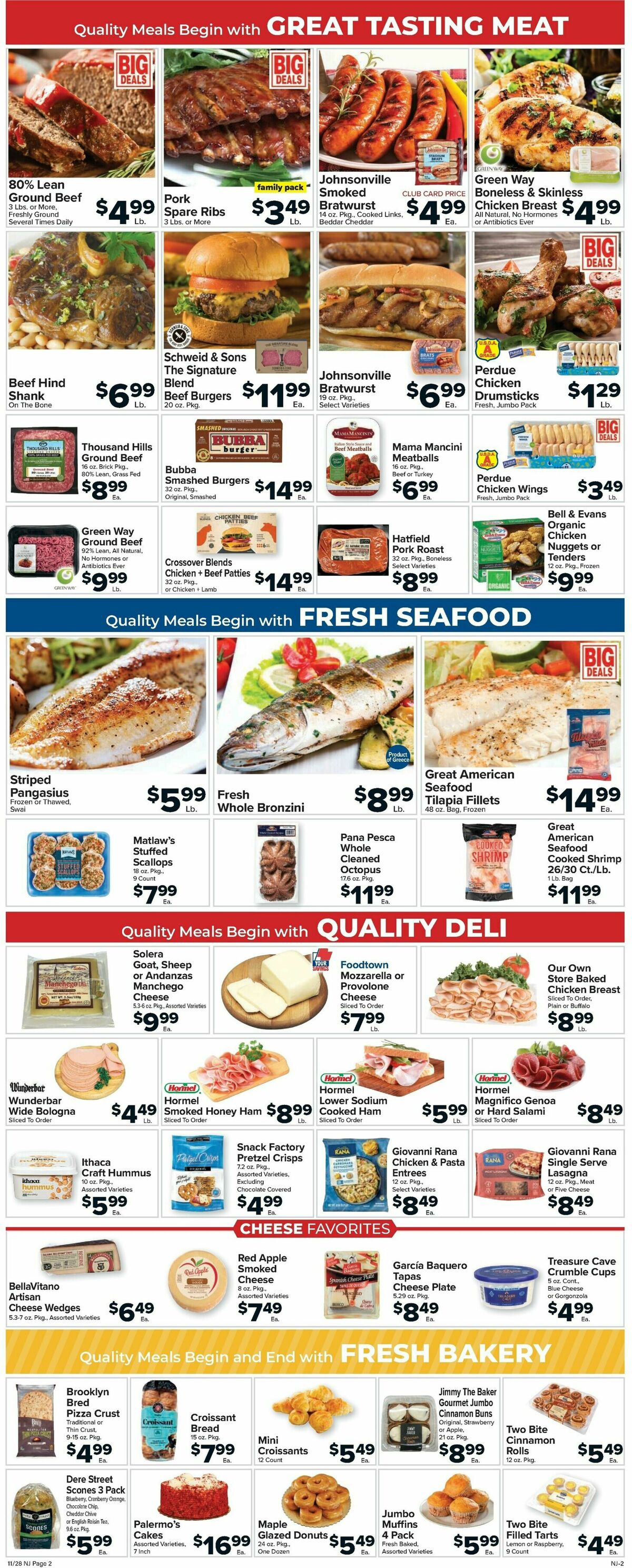 Food Town Weekly Ad from November 28