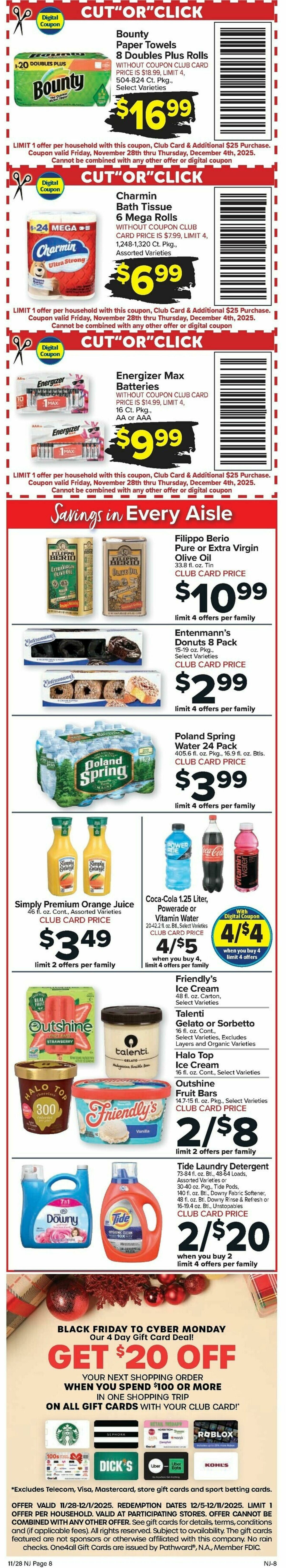 Food Town Weekly Ad from November 28