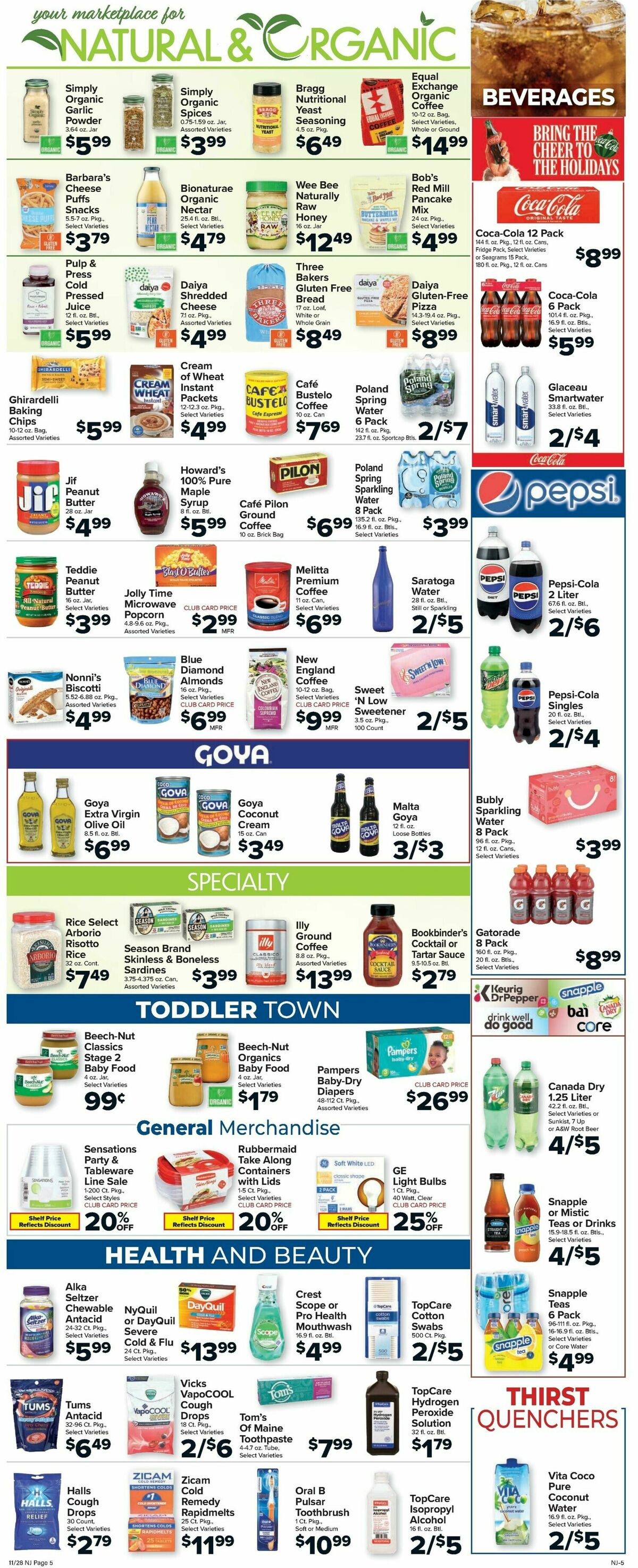Food Town Weekly Ad from November 28