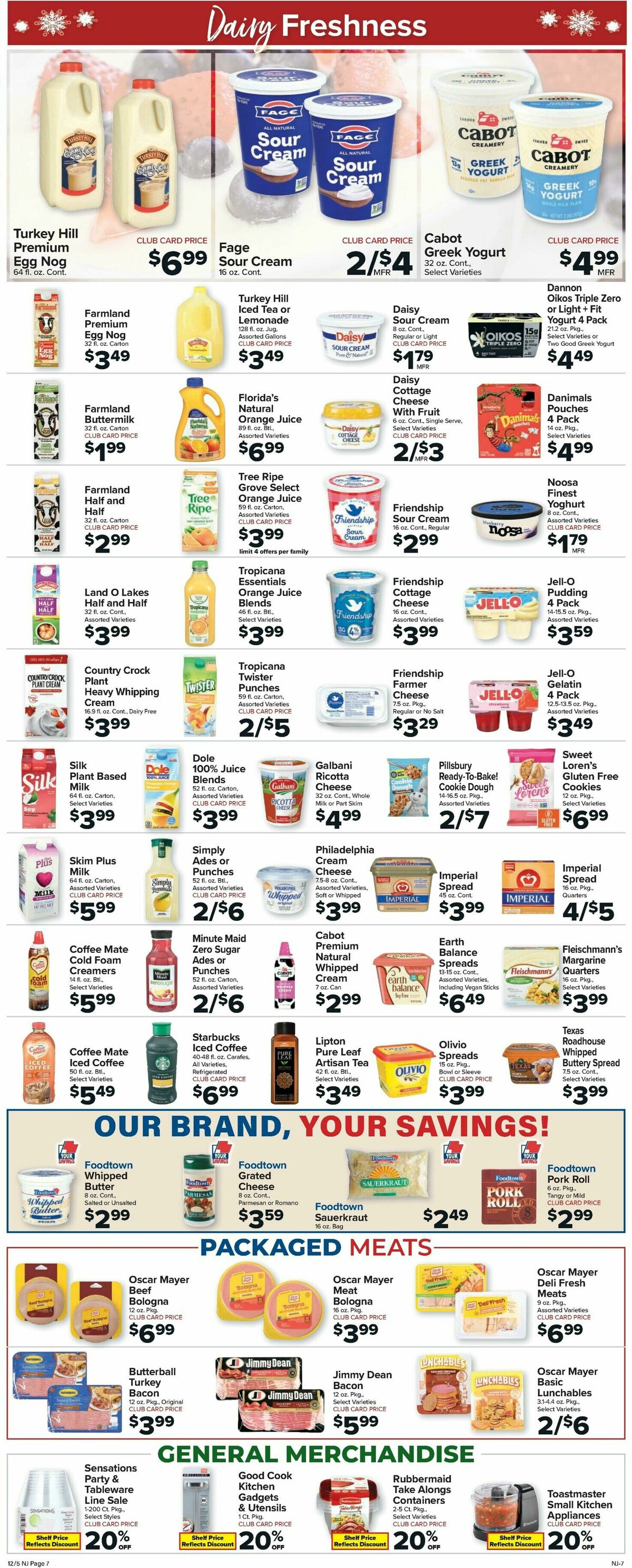 Food Town Weekly Ad from December 5