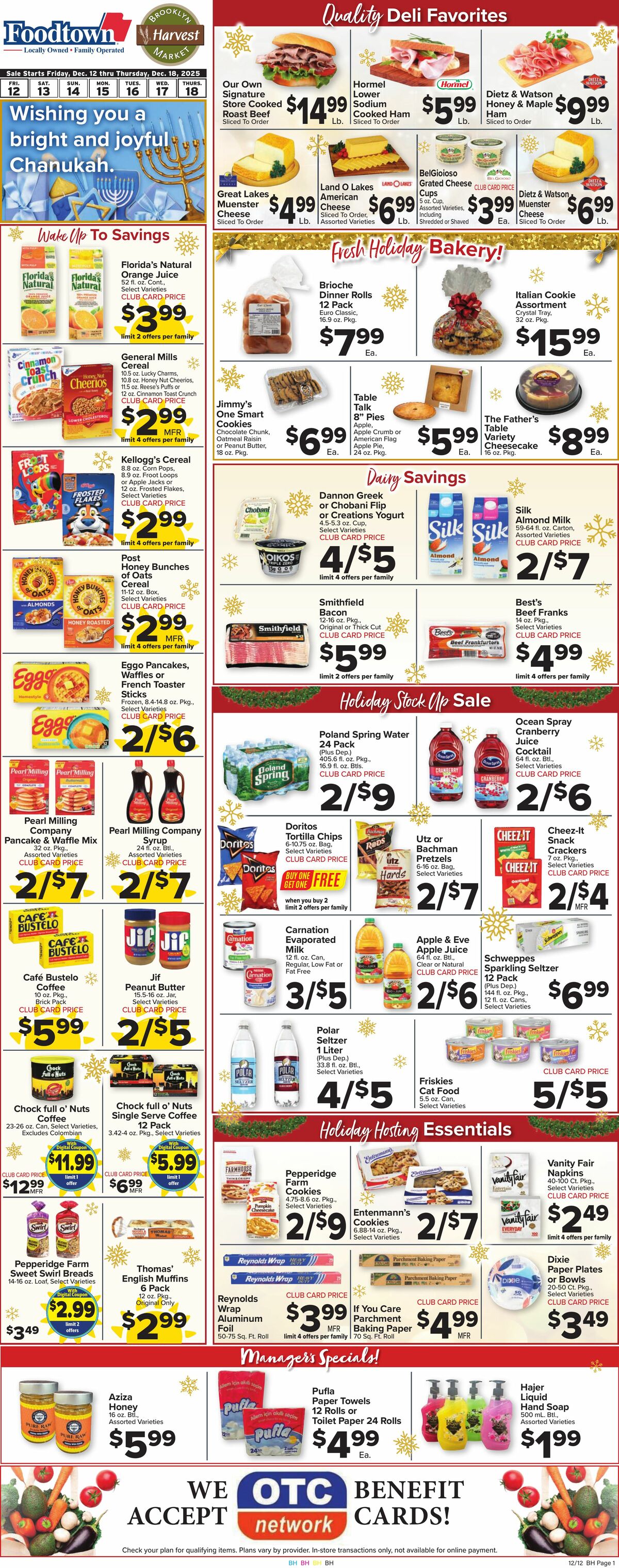 Food Town Weekly Ad from December 12