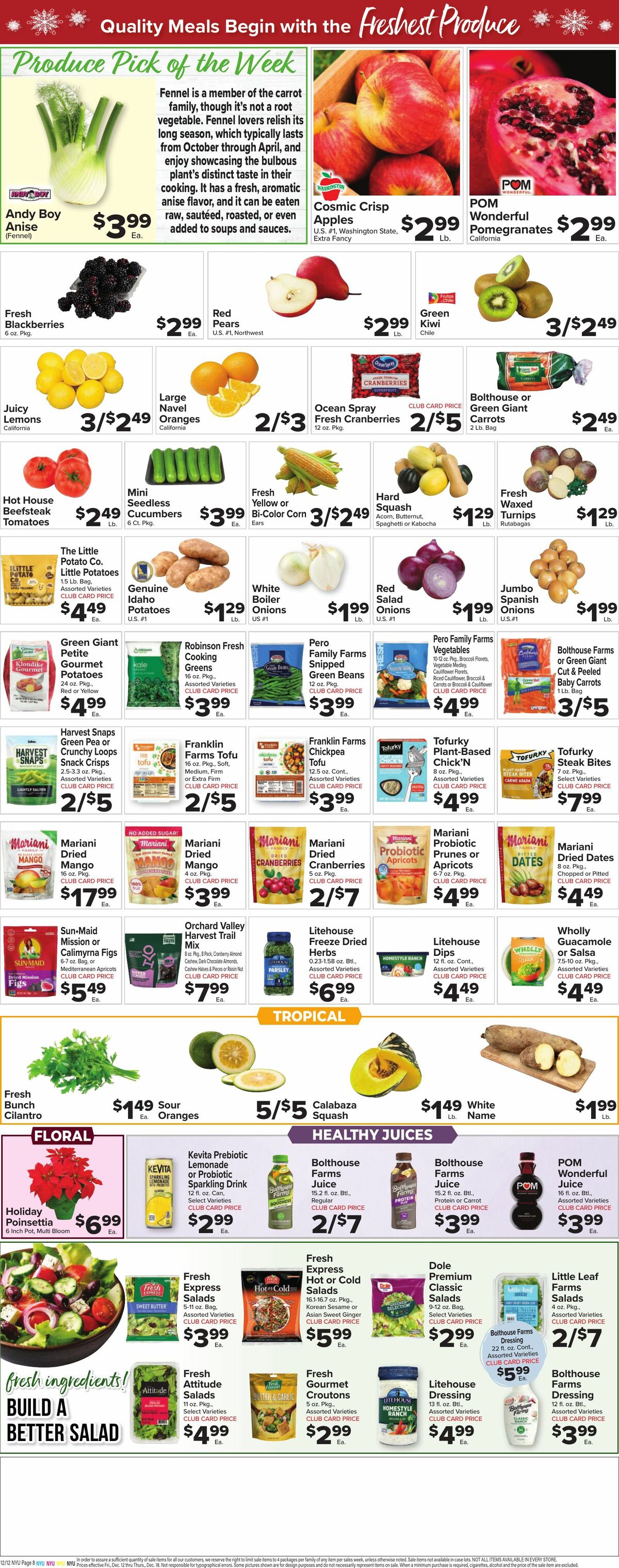 Food Town Weekly Ad from December 12