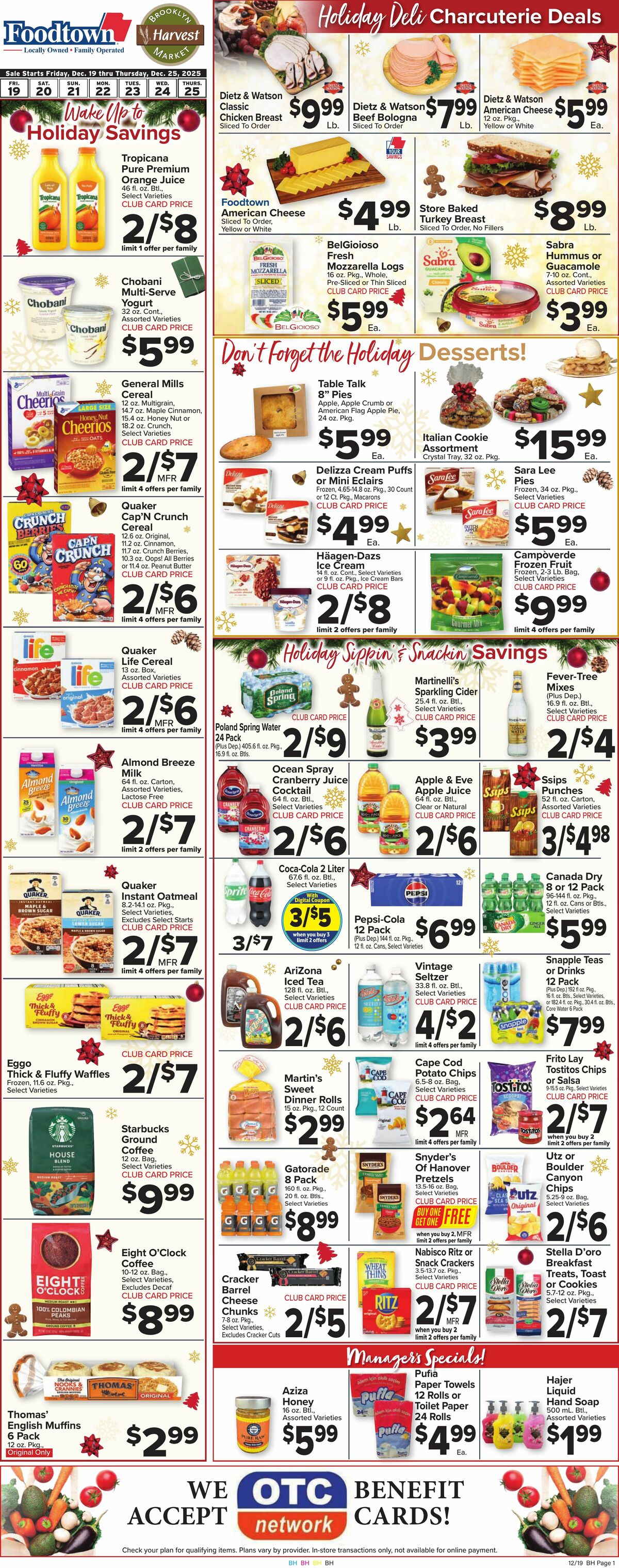 Food Town Weekly Ad from December 19