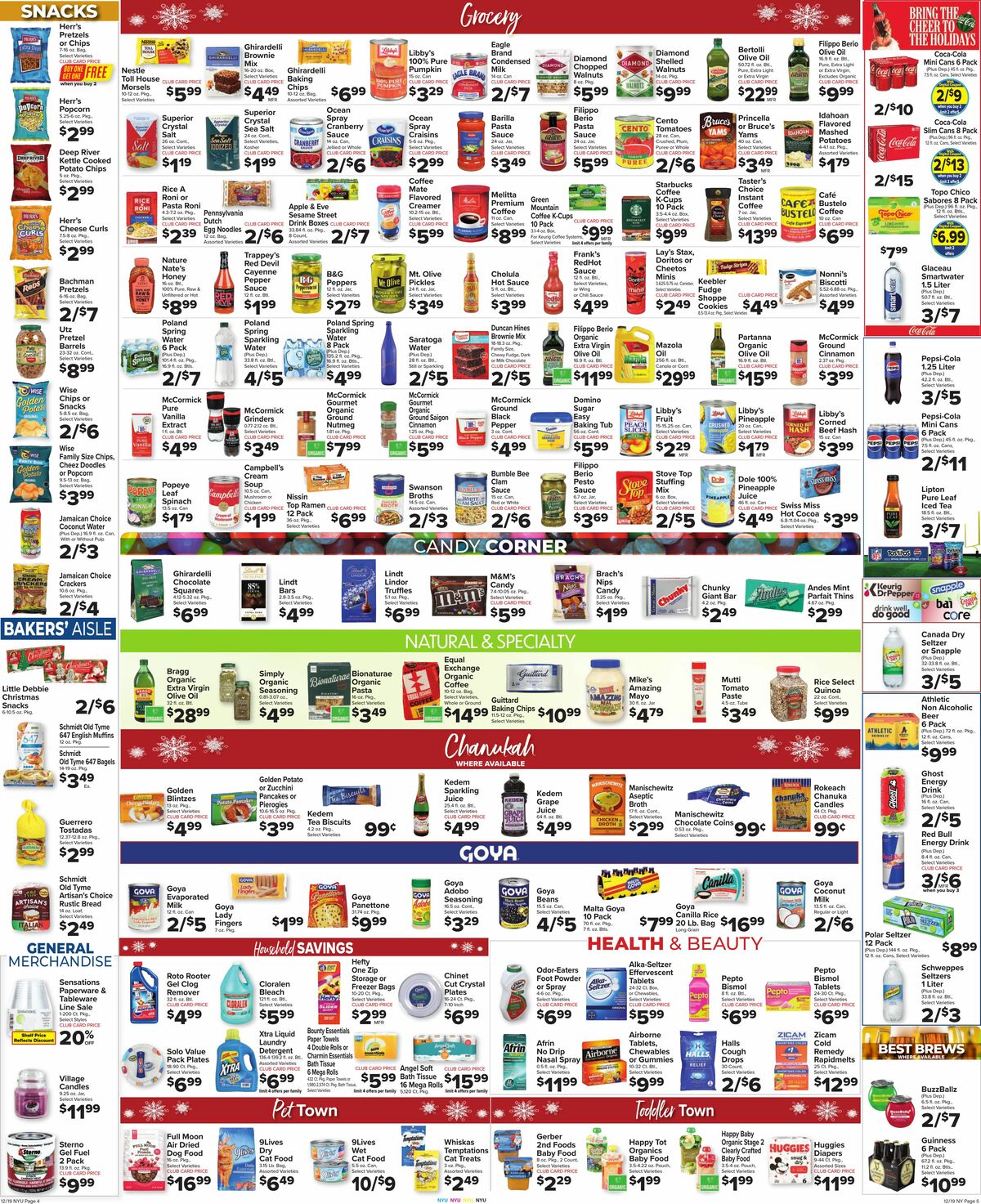 Food Town Weekly Ad from December 19