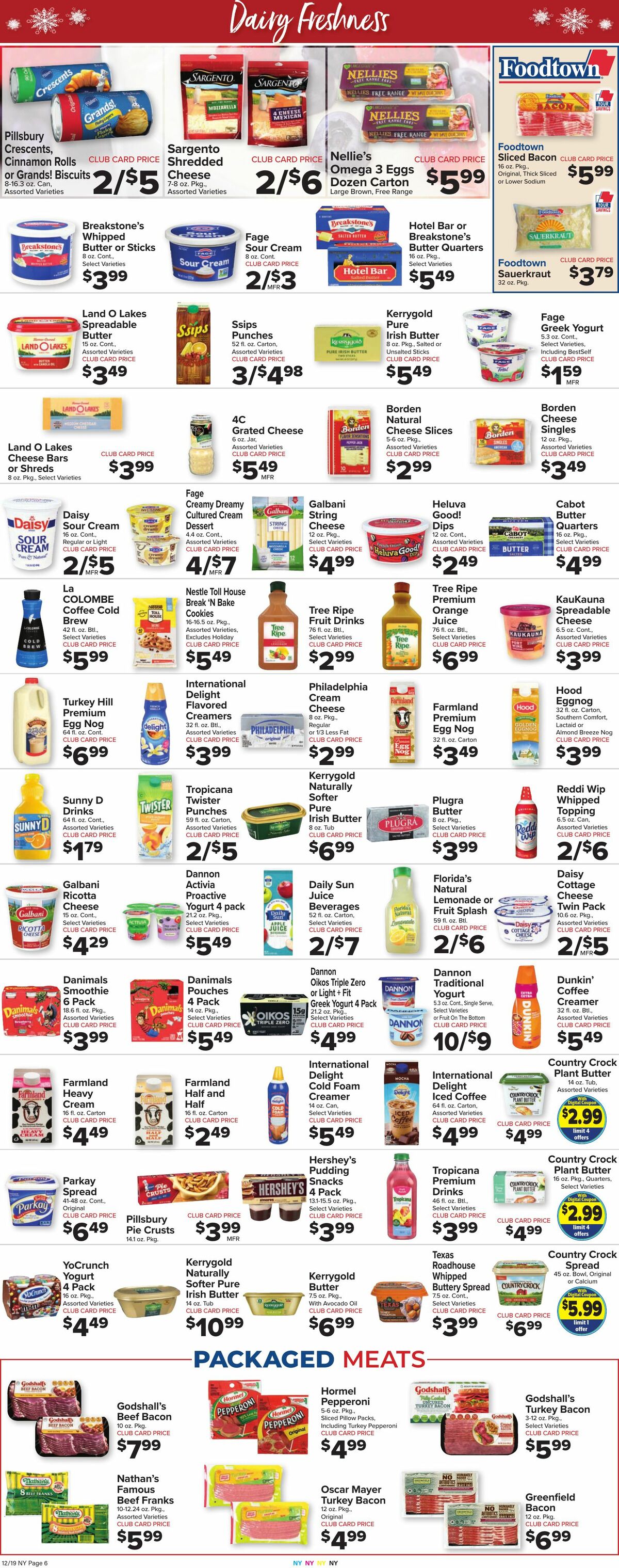Food Town Weekly Ad from December 19