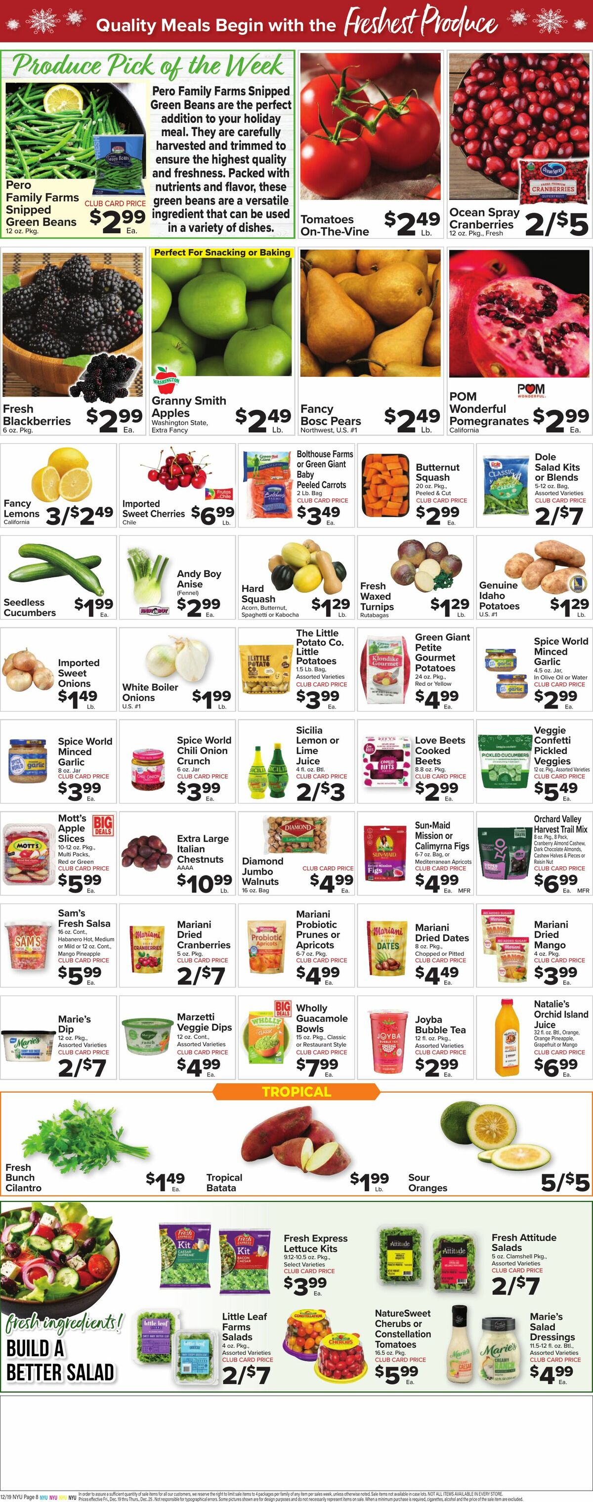 Food Town Weekly Ad from December 19