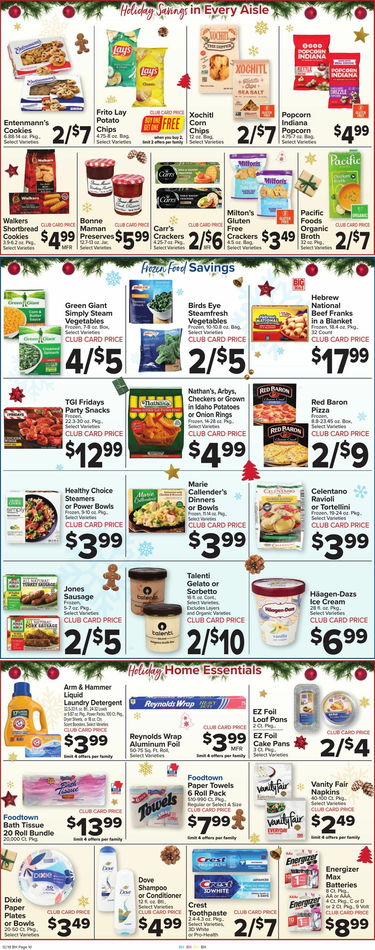 Food Town Weekly Ad from December 19