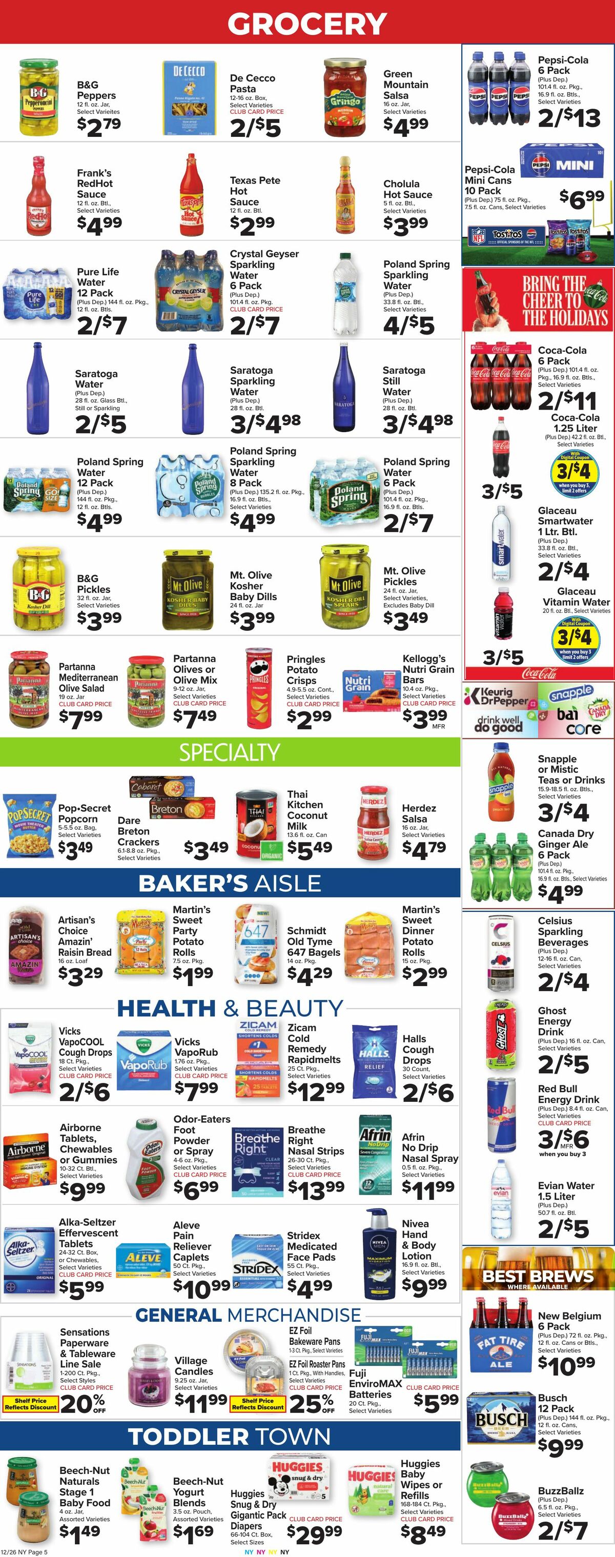 Food Town Weekly Ad from December 26