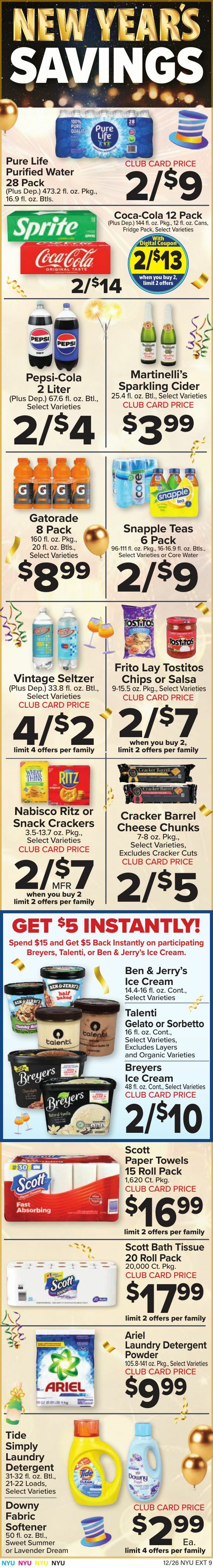 Food Town Weekly Ad from December 26