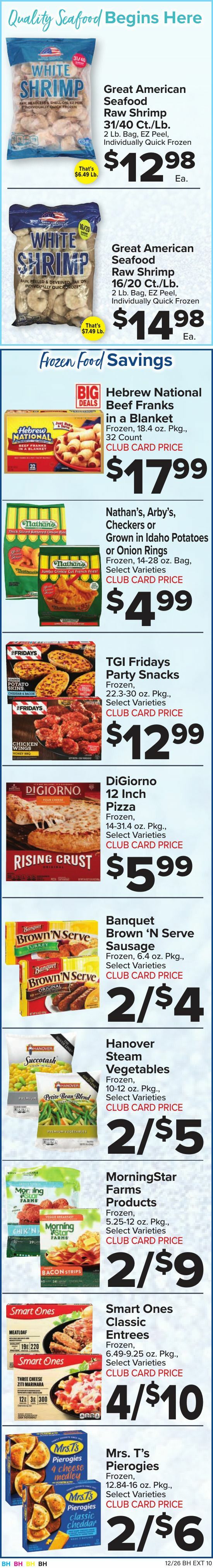 Food Town Weekly Ad from December 26