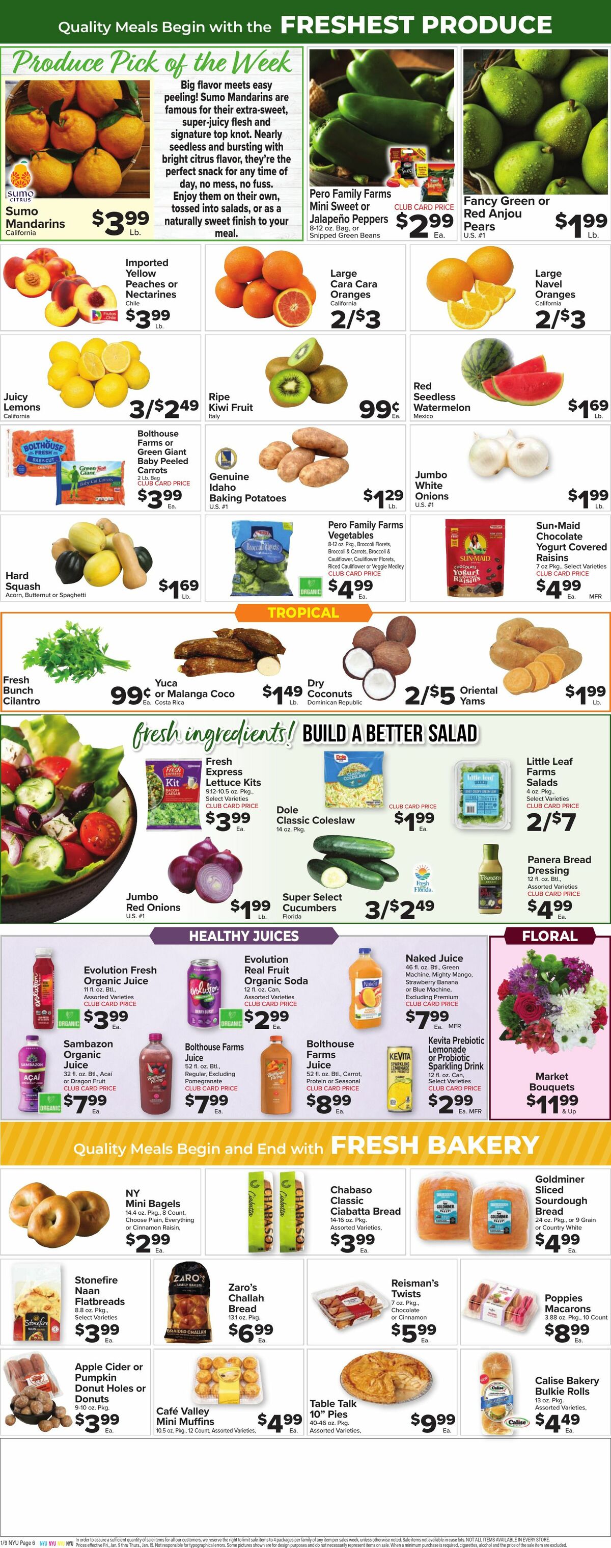 Food Town Weekly Ad from January 9