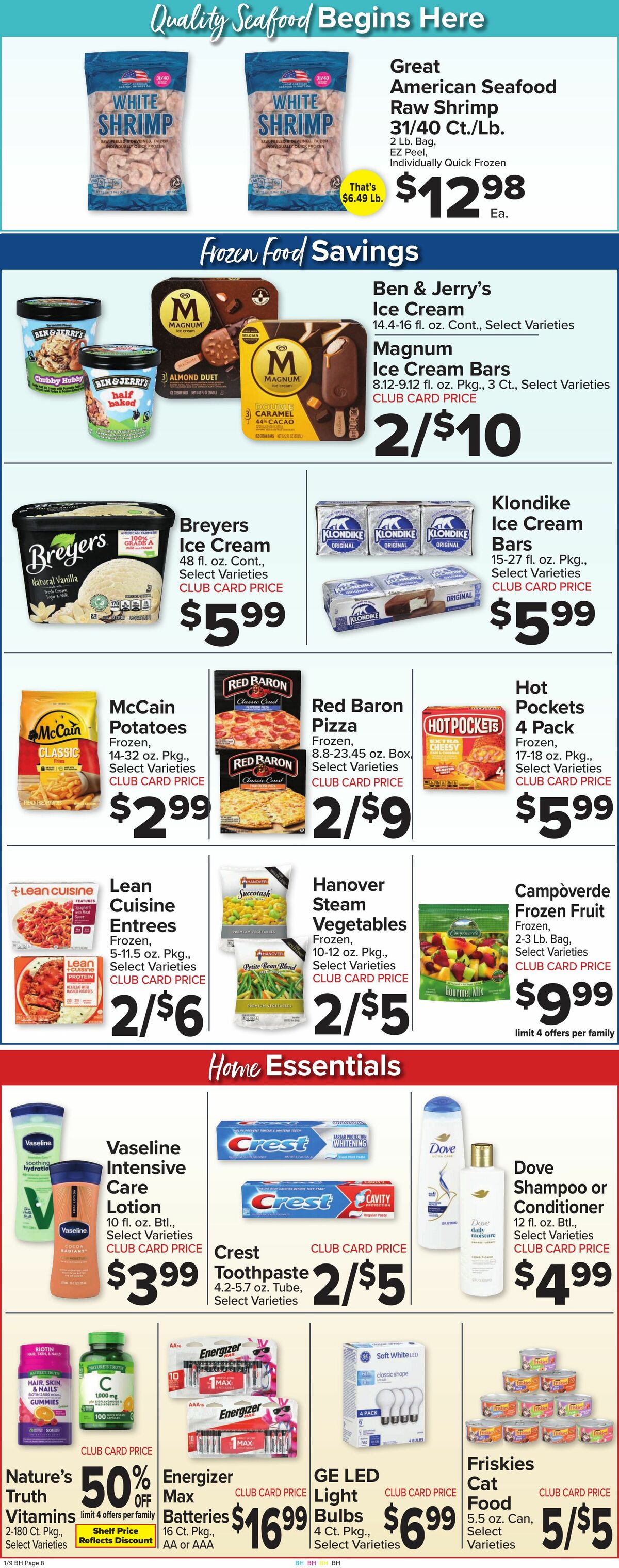 Food Town Weekly Ad from January 9