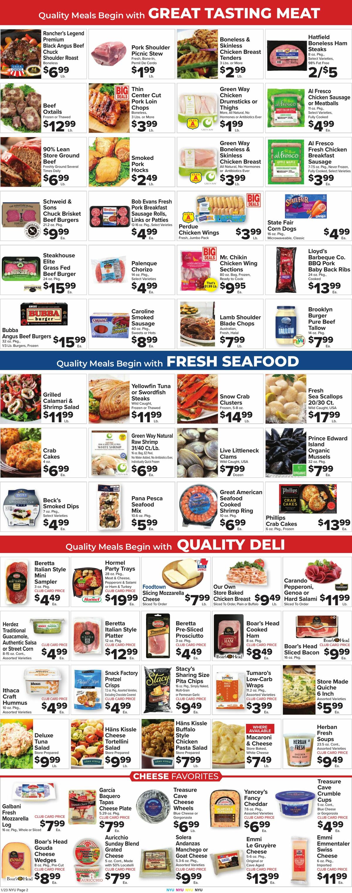 Food Town Weekly Ad from January 23
