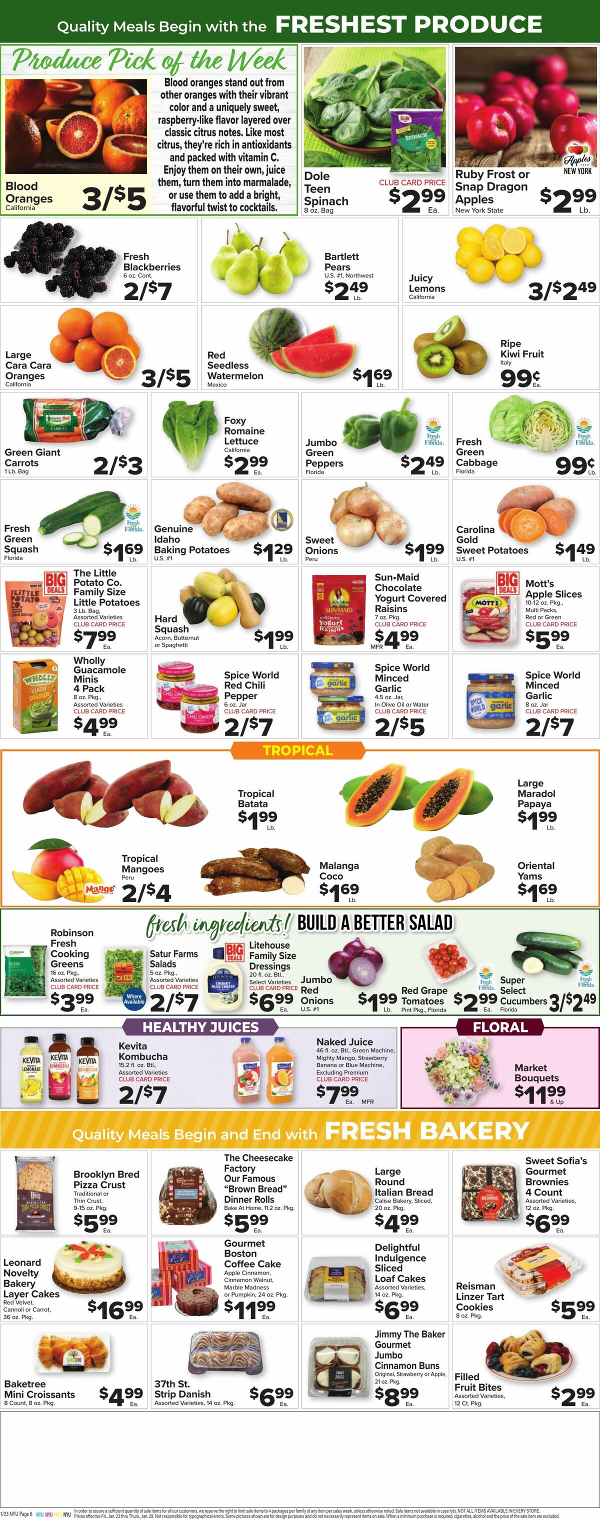 Food Town Weekly Ad from January 23