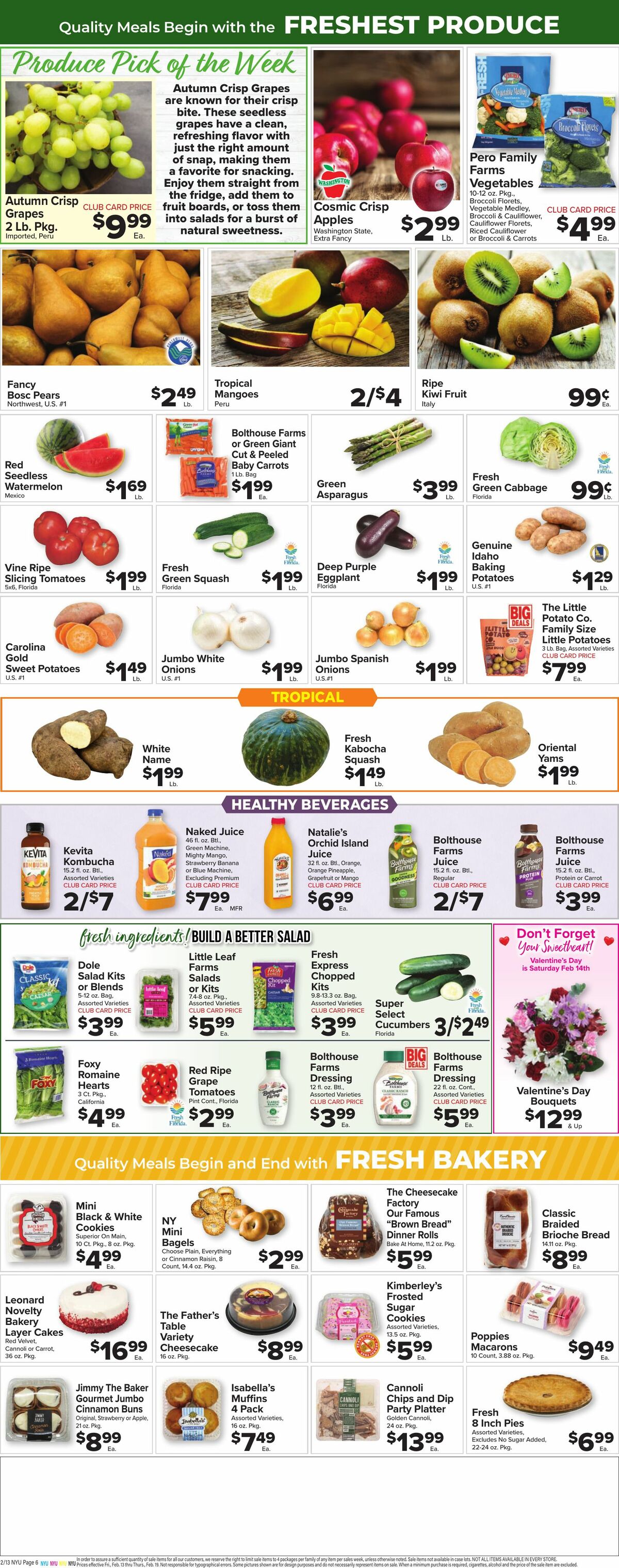 Food Town Weekly Ad from February 13