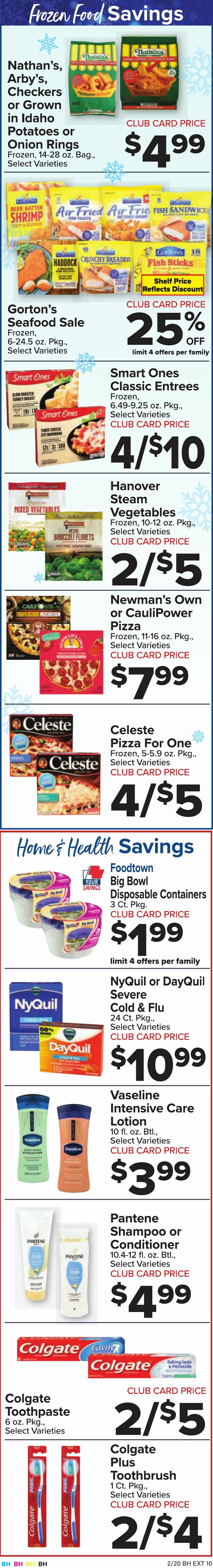 Food Town Weekly Ad from February 20