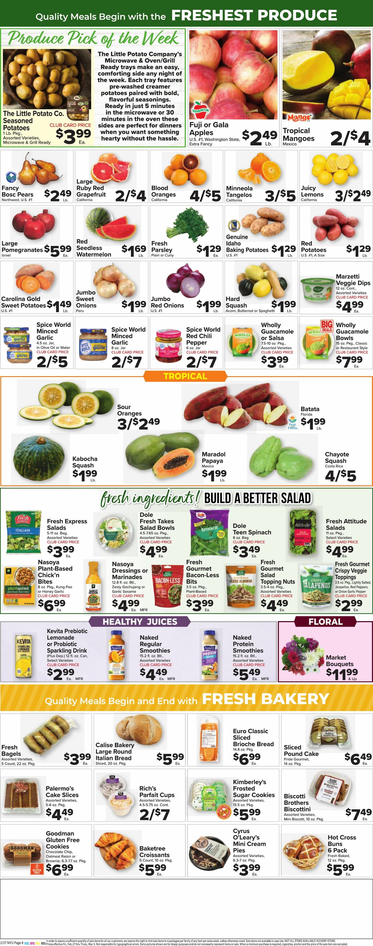 Food Town Weekly Ad from February 27