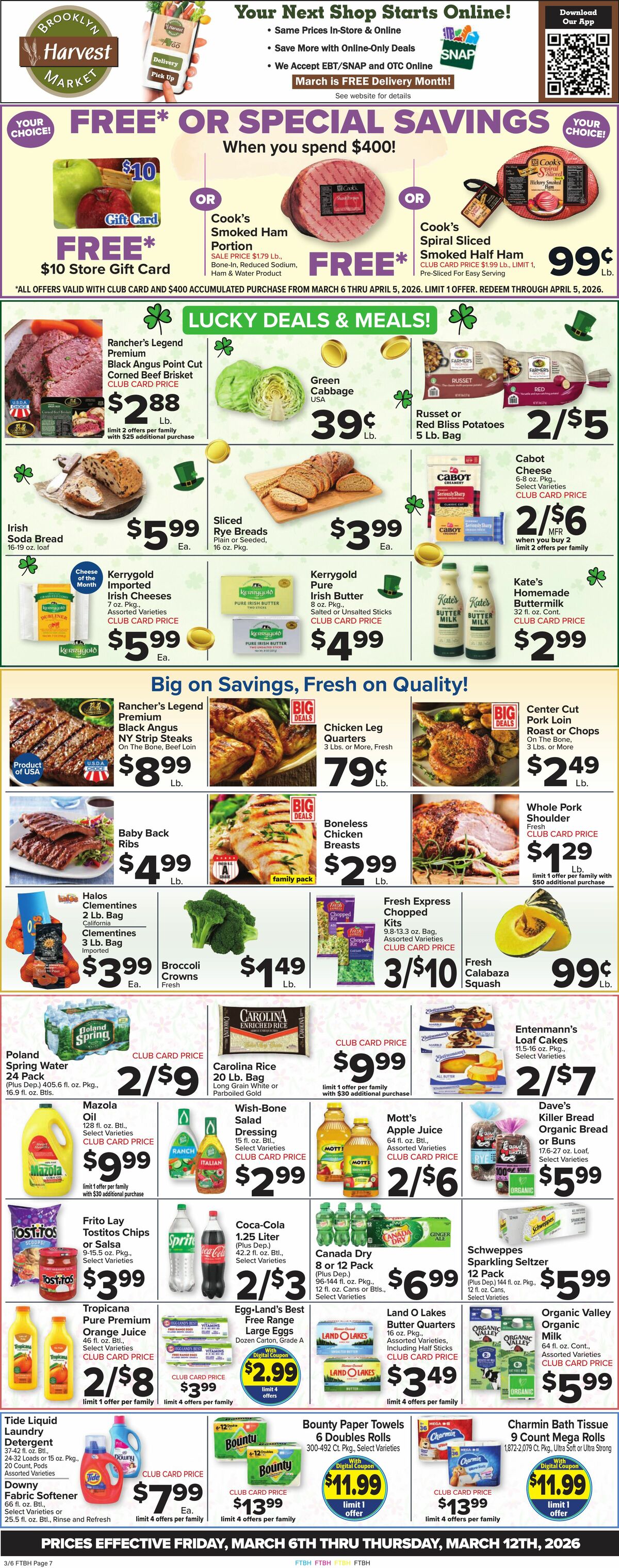Food Town Weekly Ad from March 6