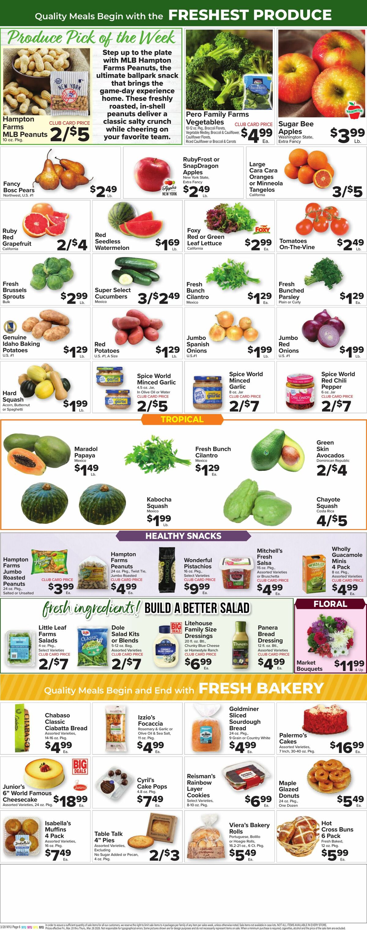 Food Town Weekly Ad from March 20