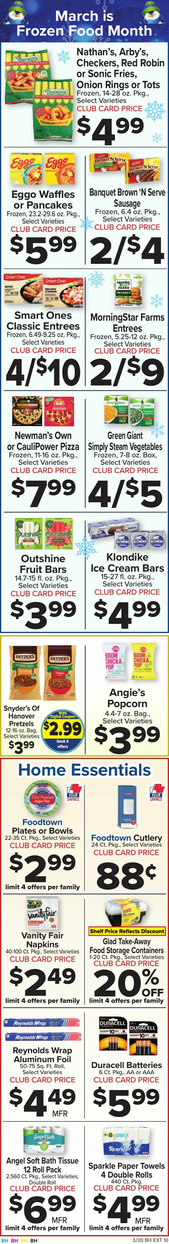 Food Town Weekly Ad from March 20