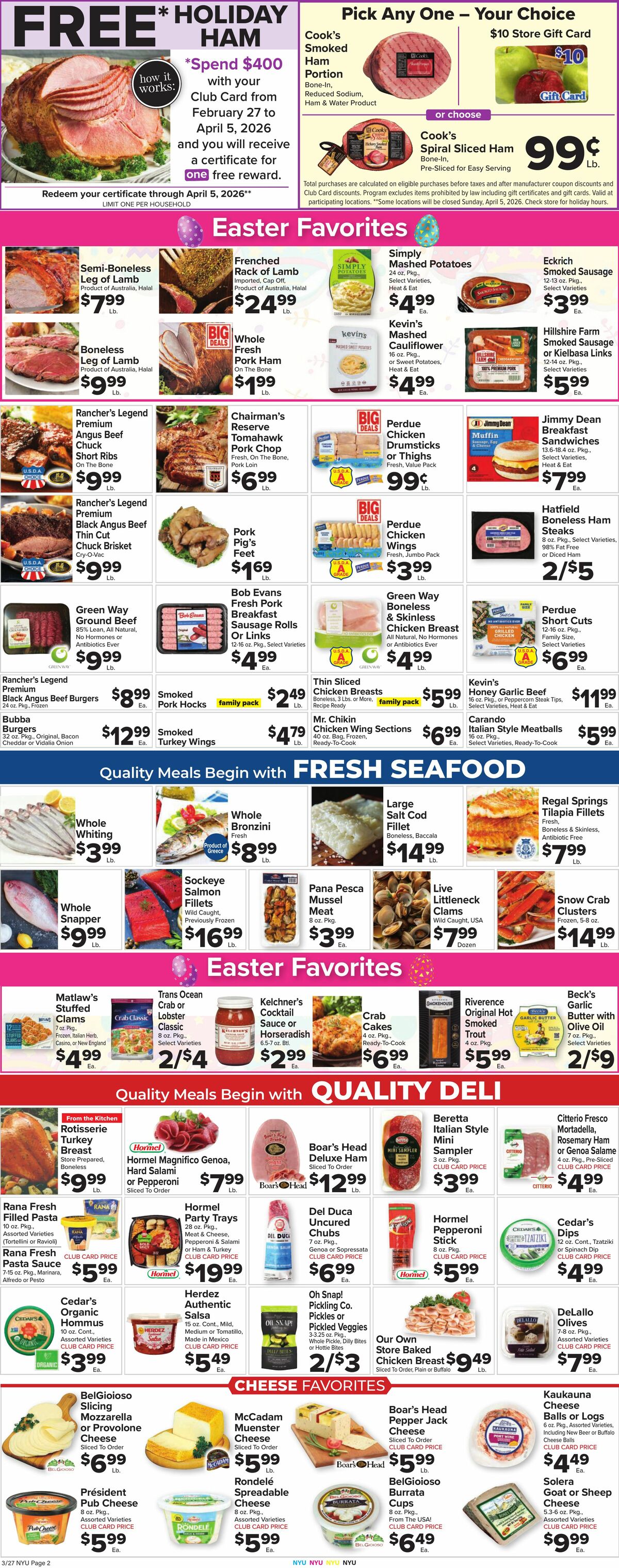 Food Town Weekly Ad from March 27