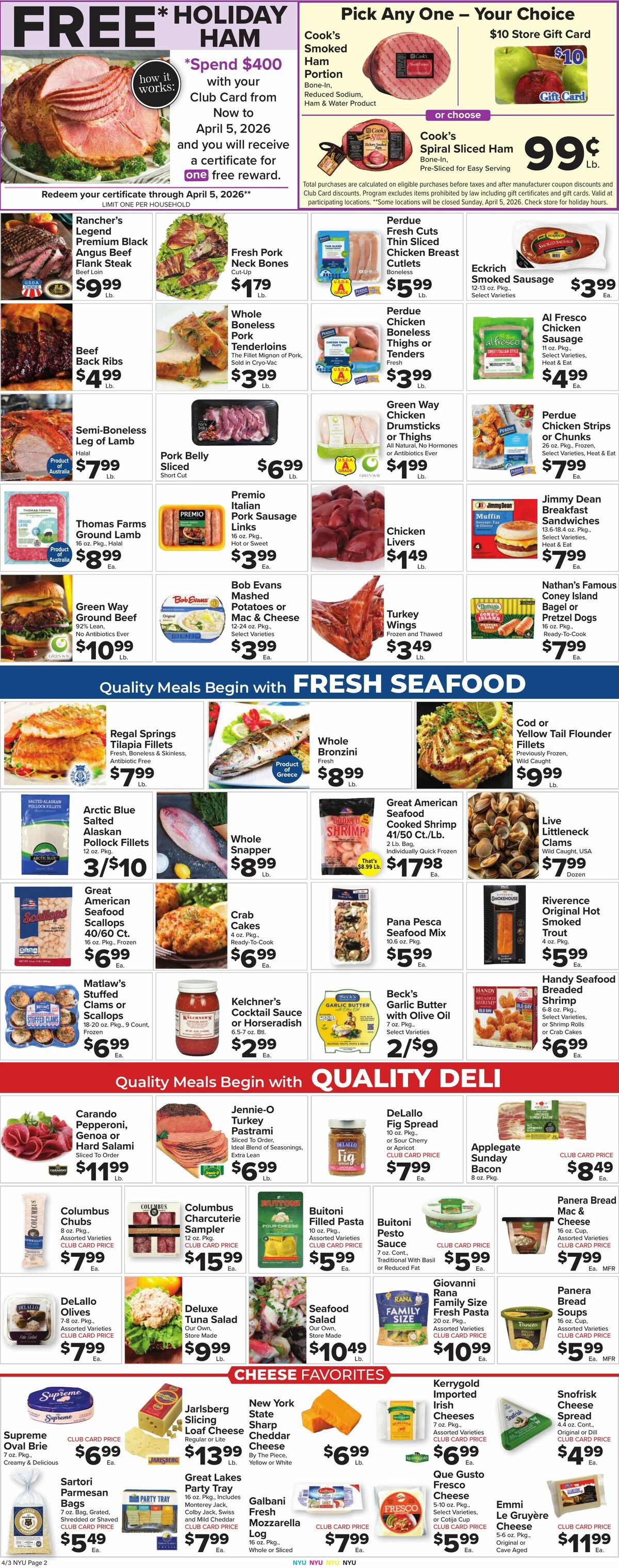Food Town Weekly Ad from April 3