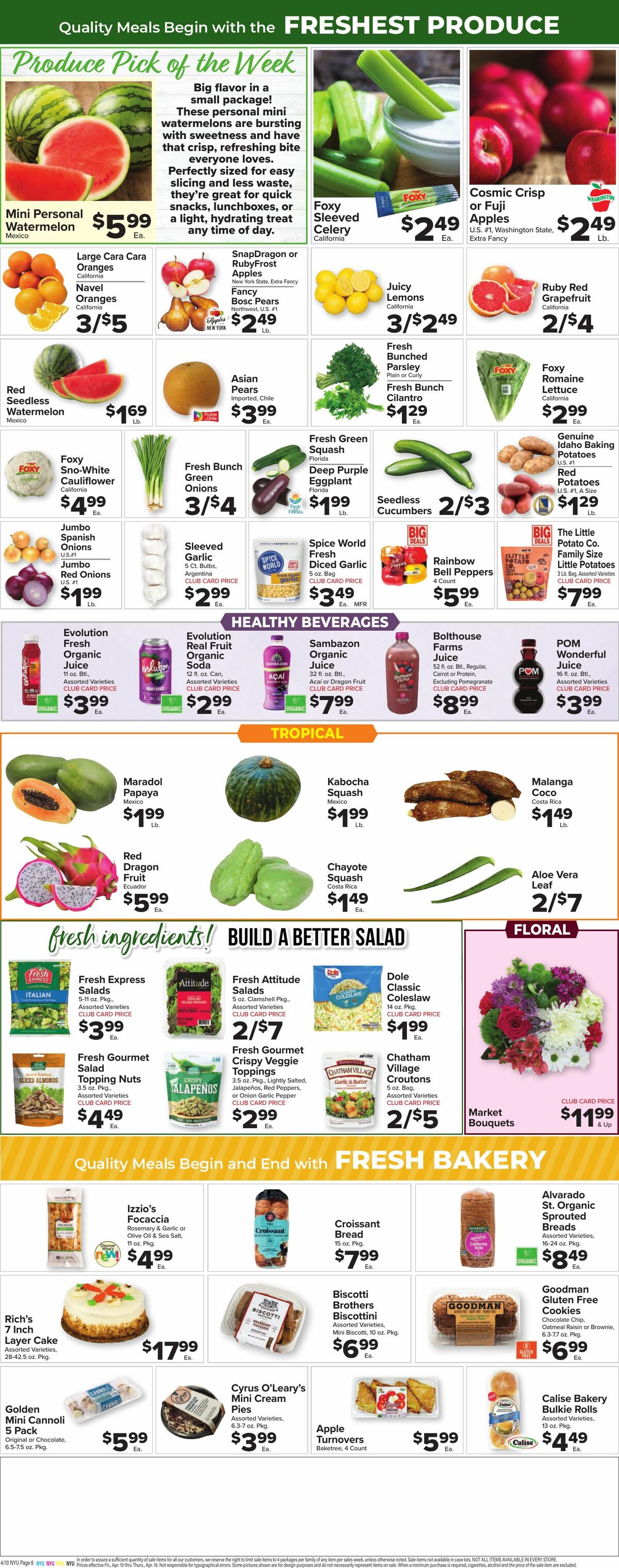 Food Town Weekly Ad from April 10